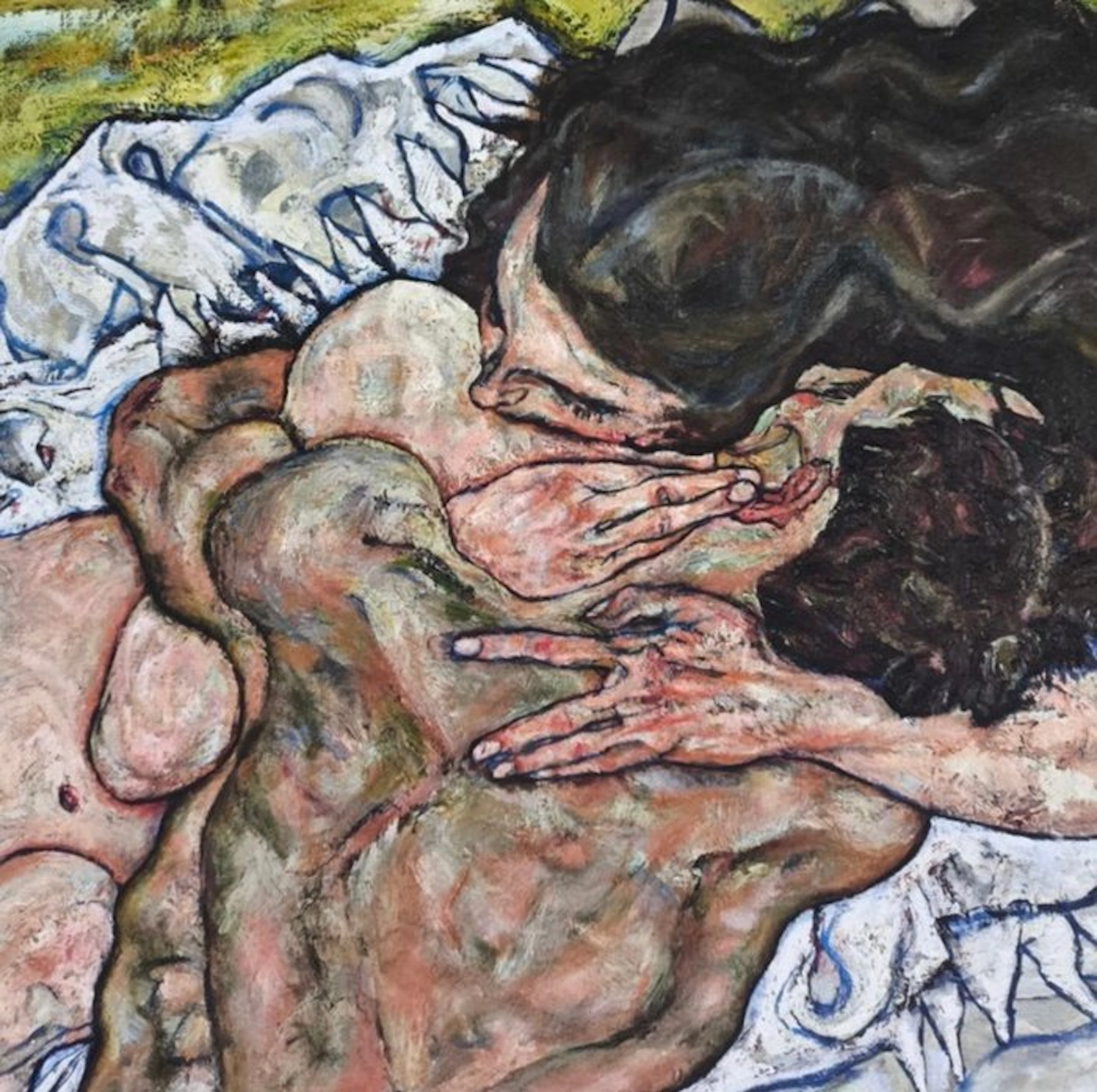 Egon Schiele - "The Hug, 1917".