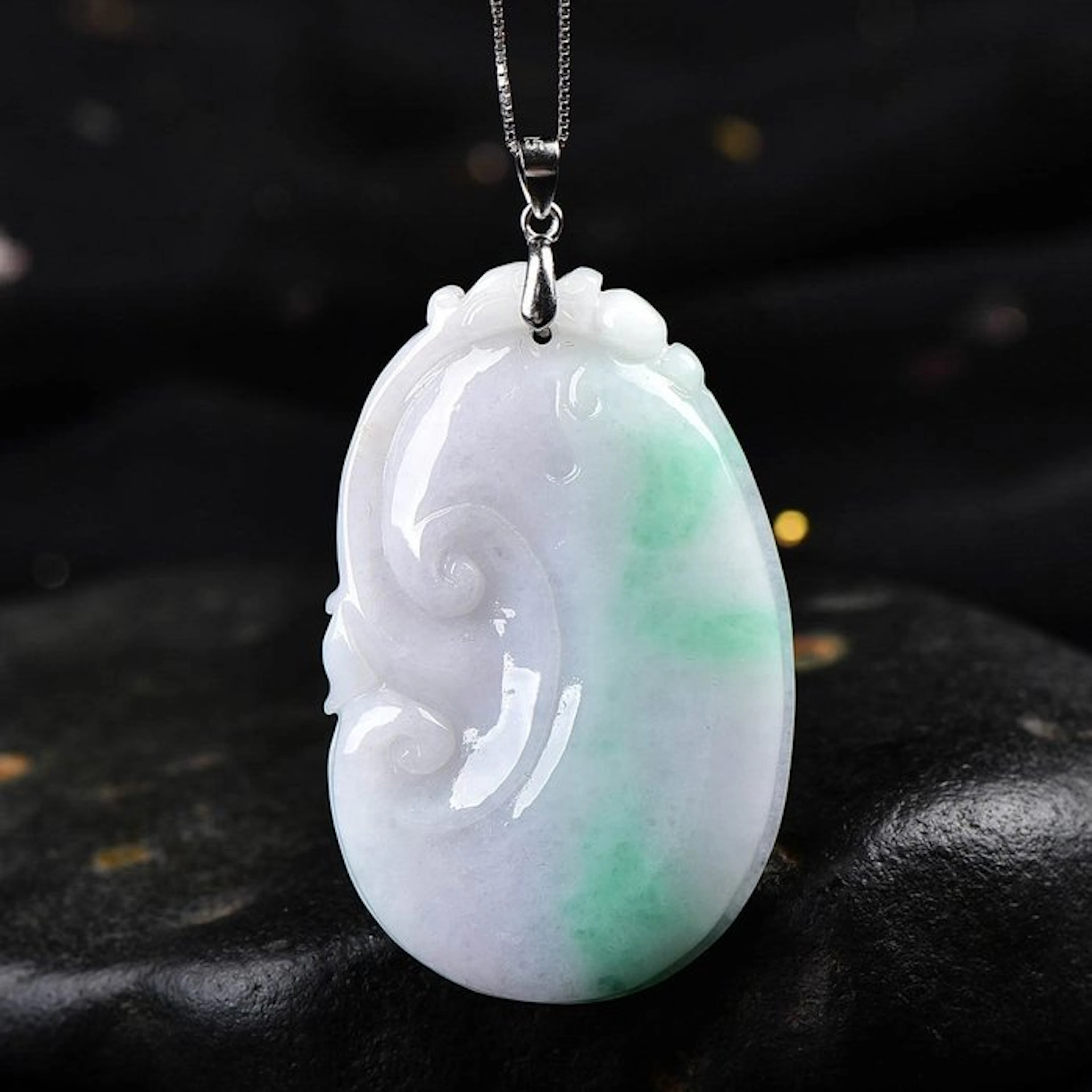 ALGT Certified - Huge and Masterful Natural Jadeite Jade...