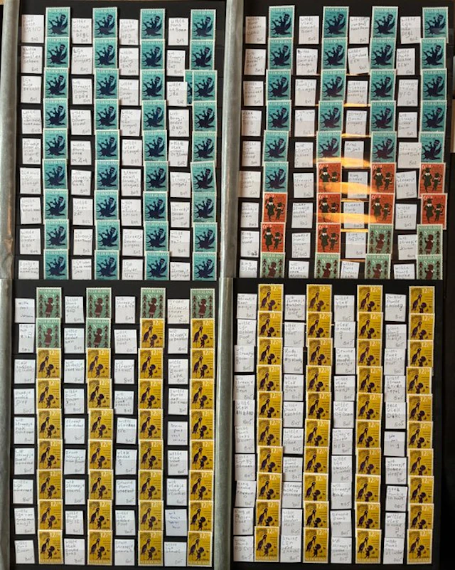 Netherlands 1963 - Printing anomalies on Kinderzegels - NVPH 802/805