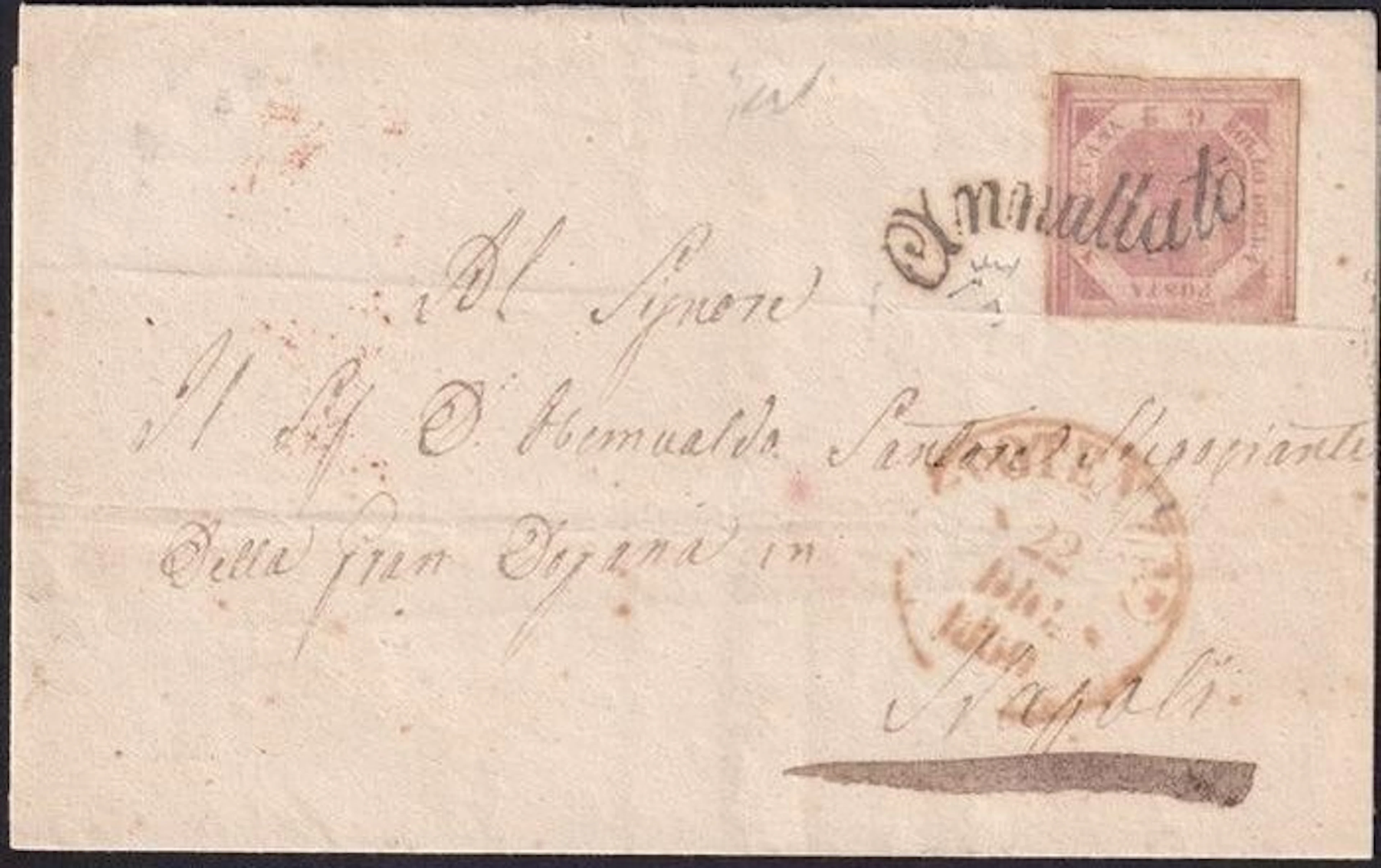 Italian Ancient States - Naples 1860 - December 22