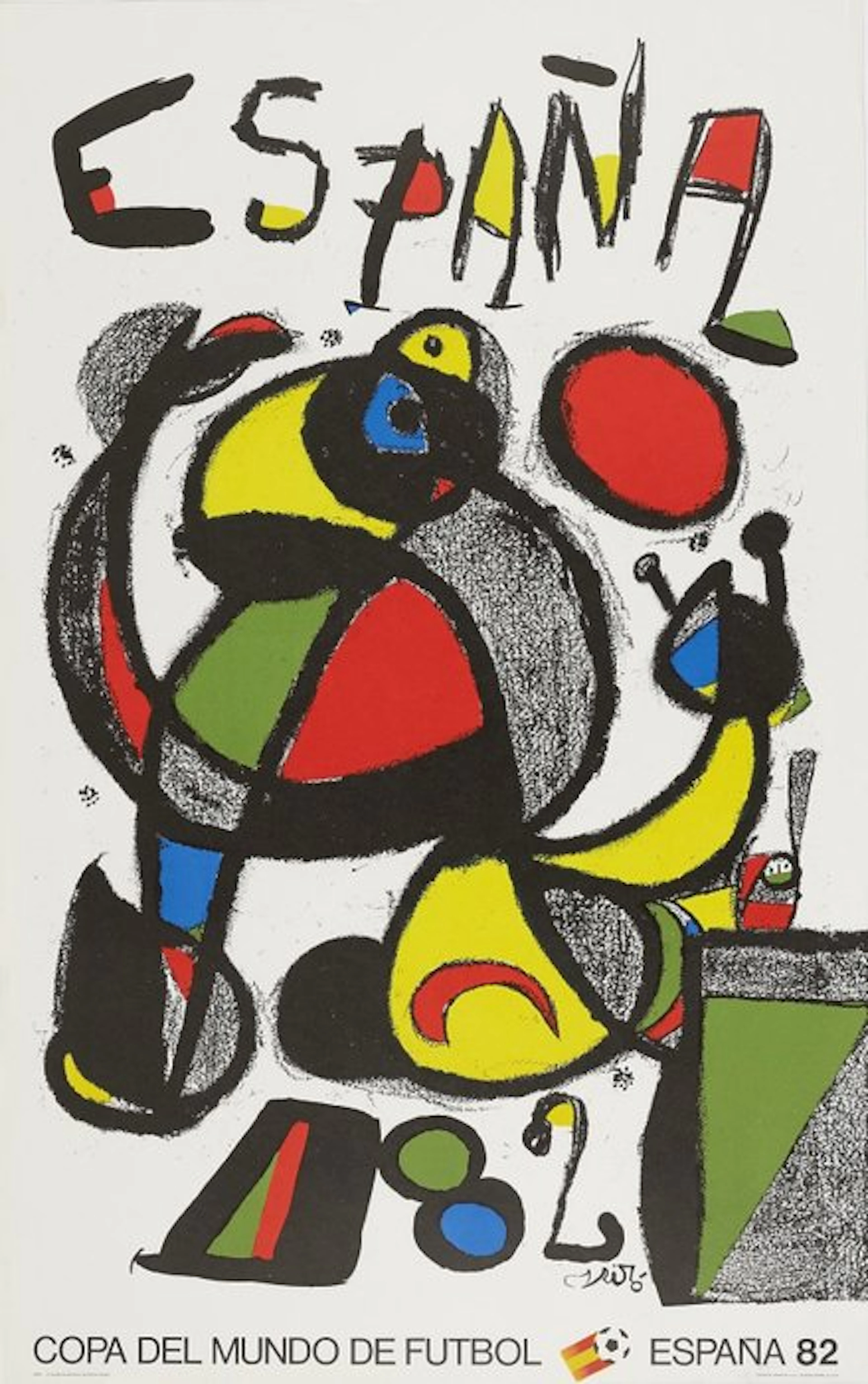(after), Joan Miró - La Fiesta (España) ** ORIGINAL LITHOGRAPHIC PRINT 1982 **