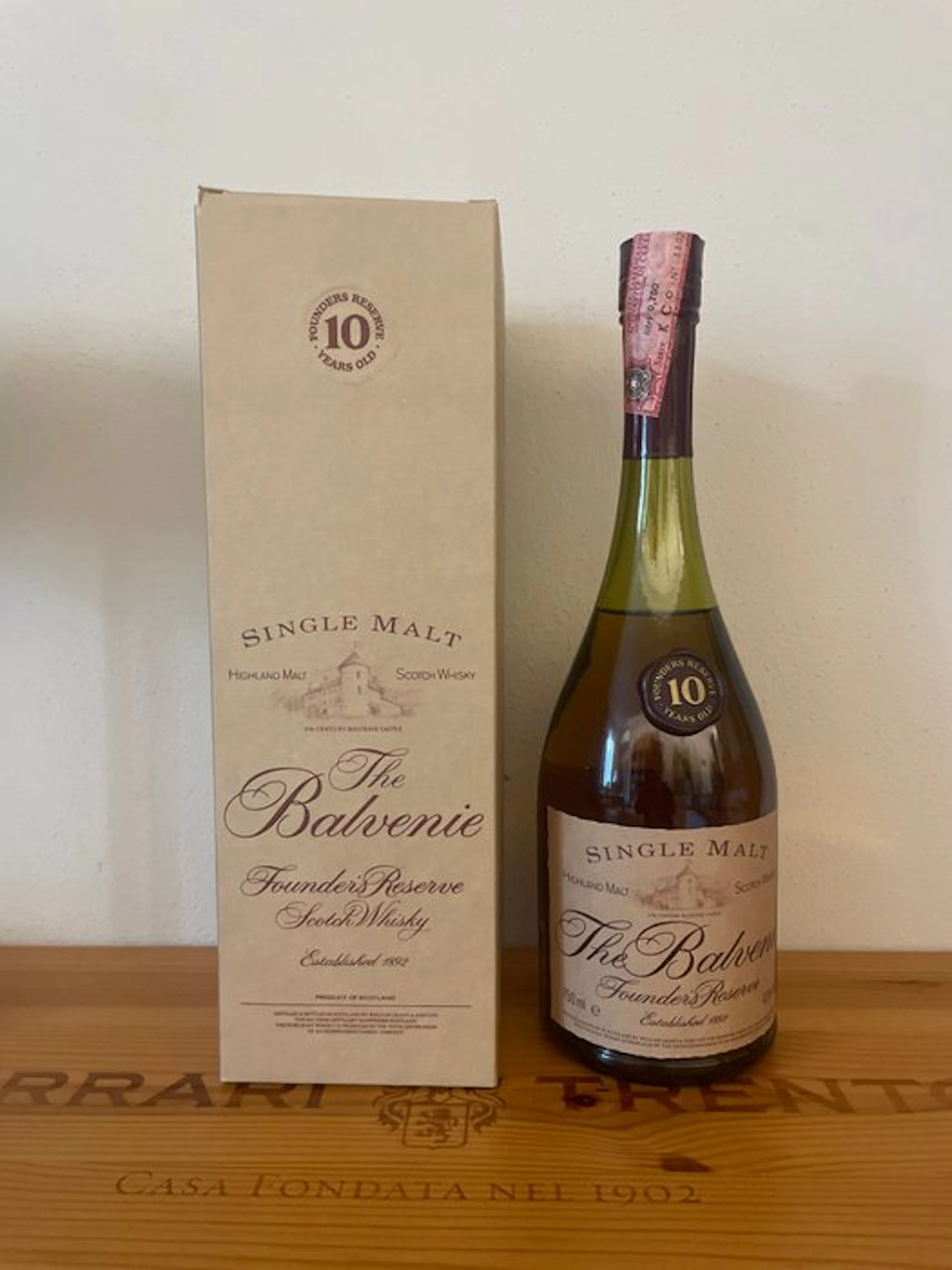 Balvenie 10 years old Founders Reserve - b. 1980s - 750ml