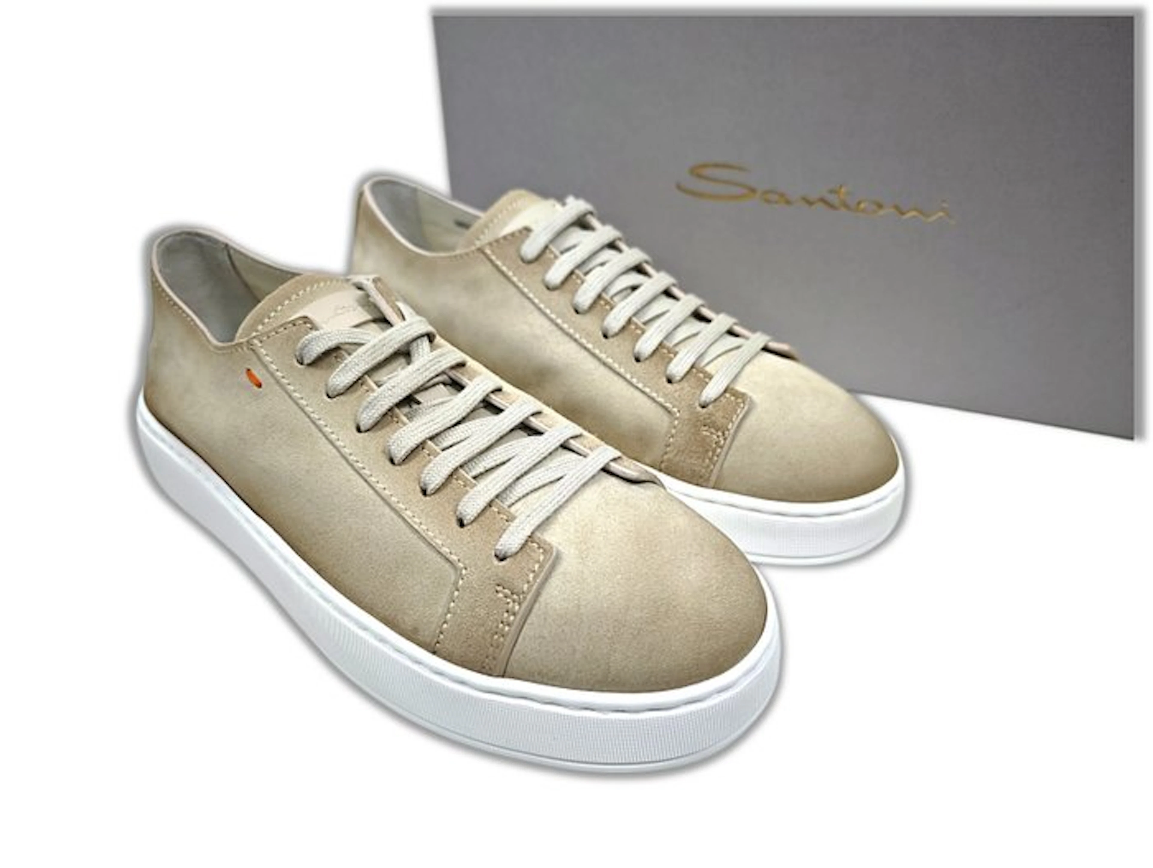 Santoni - NEW, Recent Model - Sneakers - Size: EU 40
