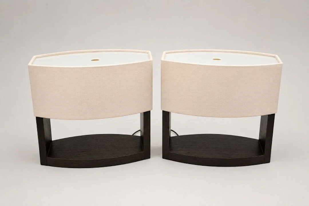 Calligaris - Table lamp (2) - Wood, Textile, Metal, Plastic