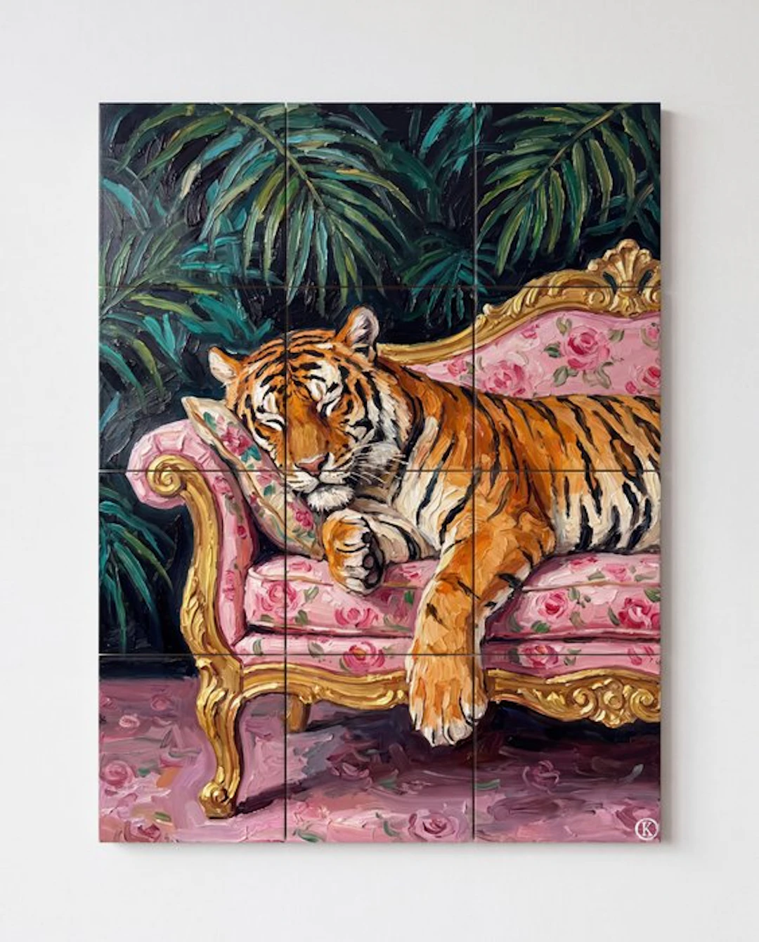 Kleury.art - [XL Ceramic Tiles Composition] "The Siesta...