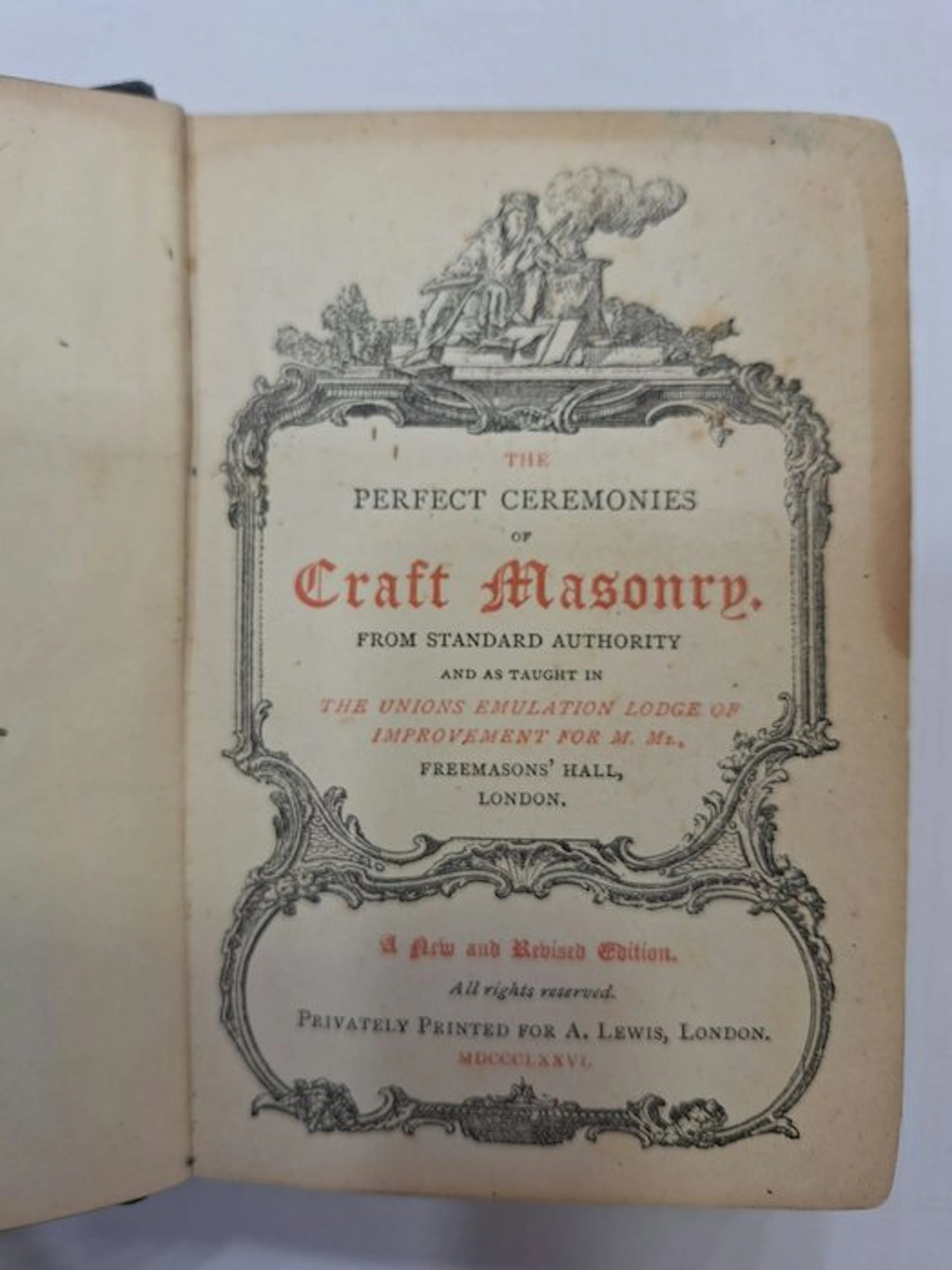 Albert G. Mackey - The Perfect Ceremonies of Craft Masonry - 1875-1875