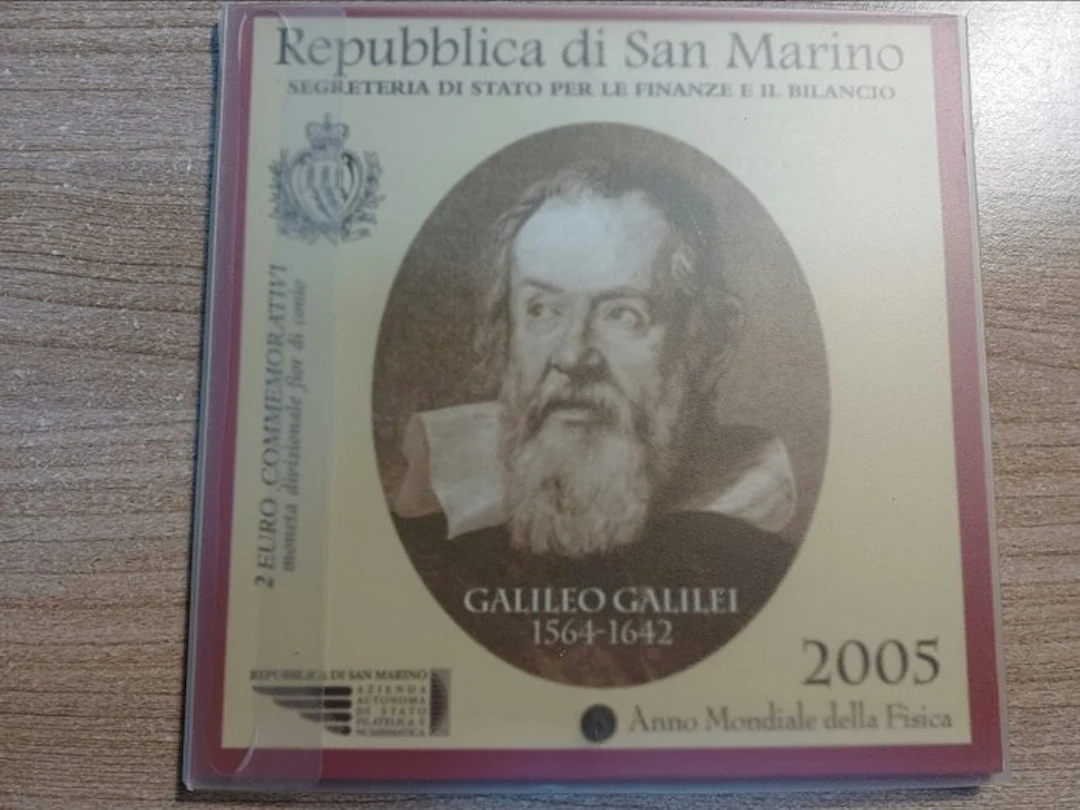 San Marino. 2 Euro 2005 "Galileo Galilei" (No reserve price)