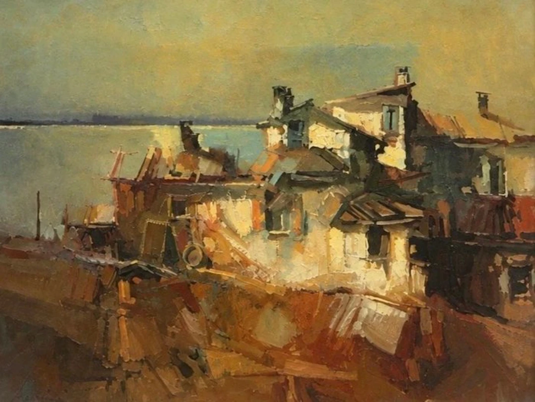 Elvio Mainardi (1934) - Lungo il Po
