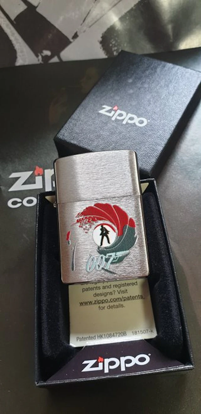 Zippo - Zippo Rarität James Bond 007 Black Tornado - No...