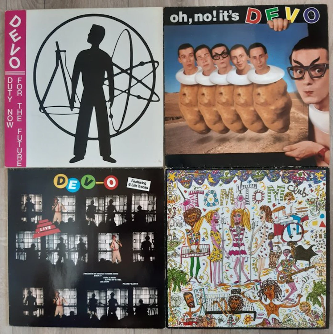 Devo, Tom Tom Club - 3 x LPs + 1 x 12" EP - Multiple titles - LP - 1979