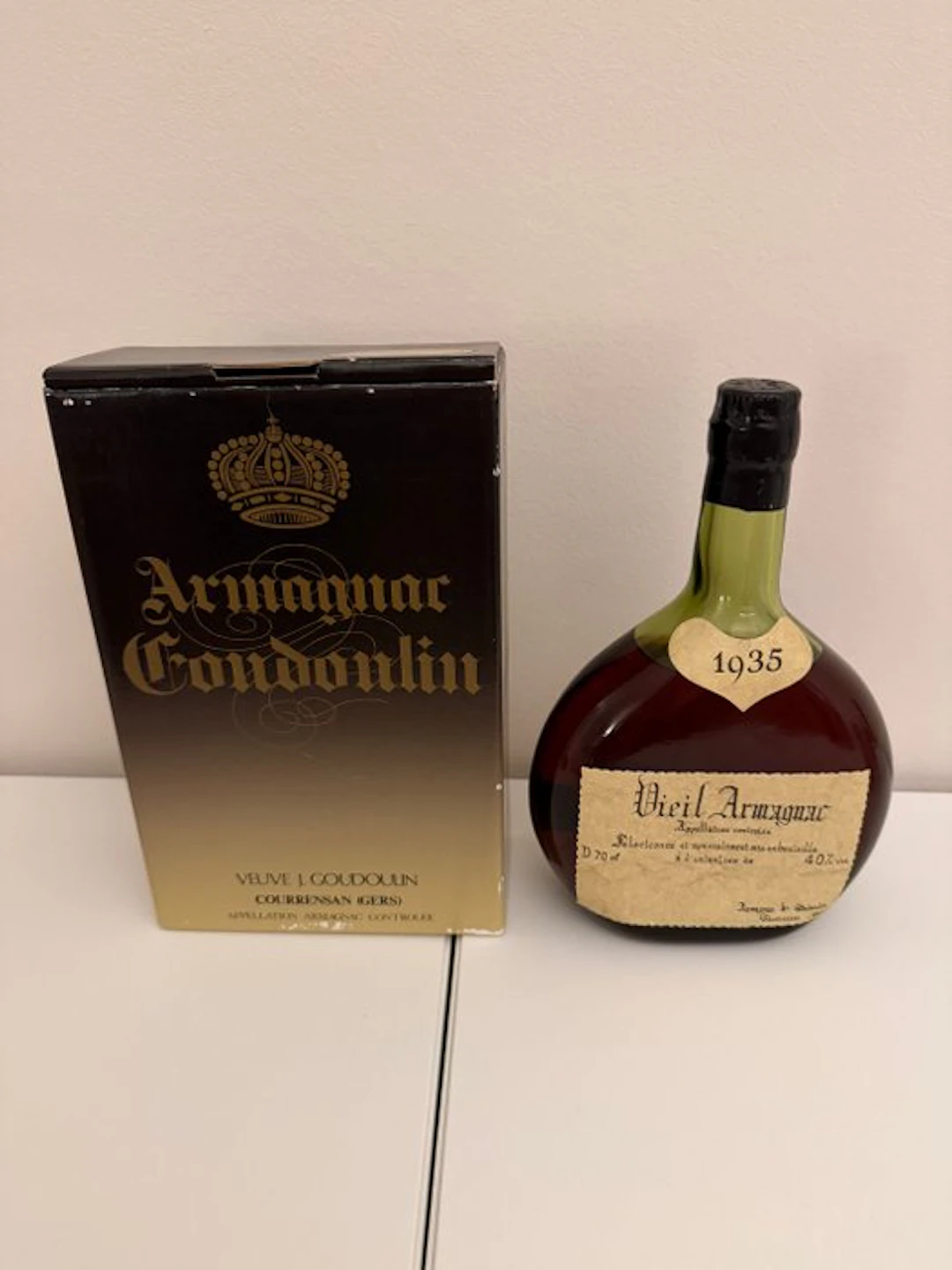 Goudoulin 1935 - Vieil Armagnac millésime - b. 1980s - 70cl
