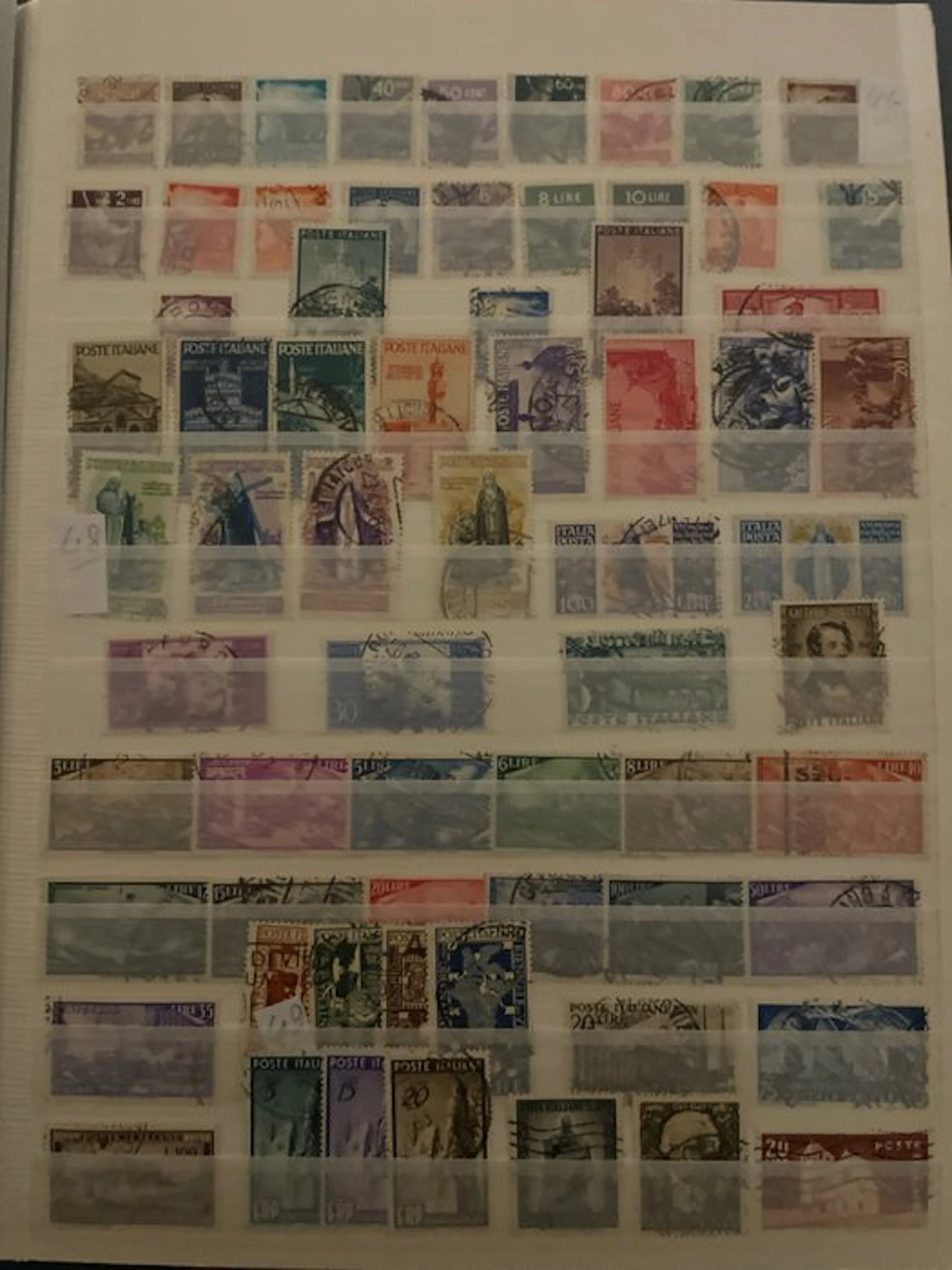 Italy - REPUBBLICA: large accumulation of values used...