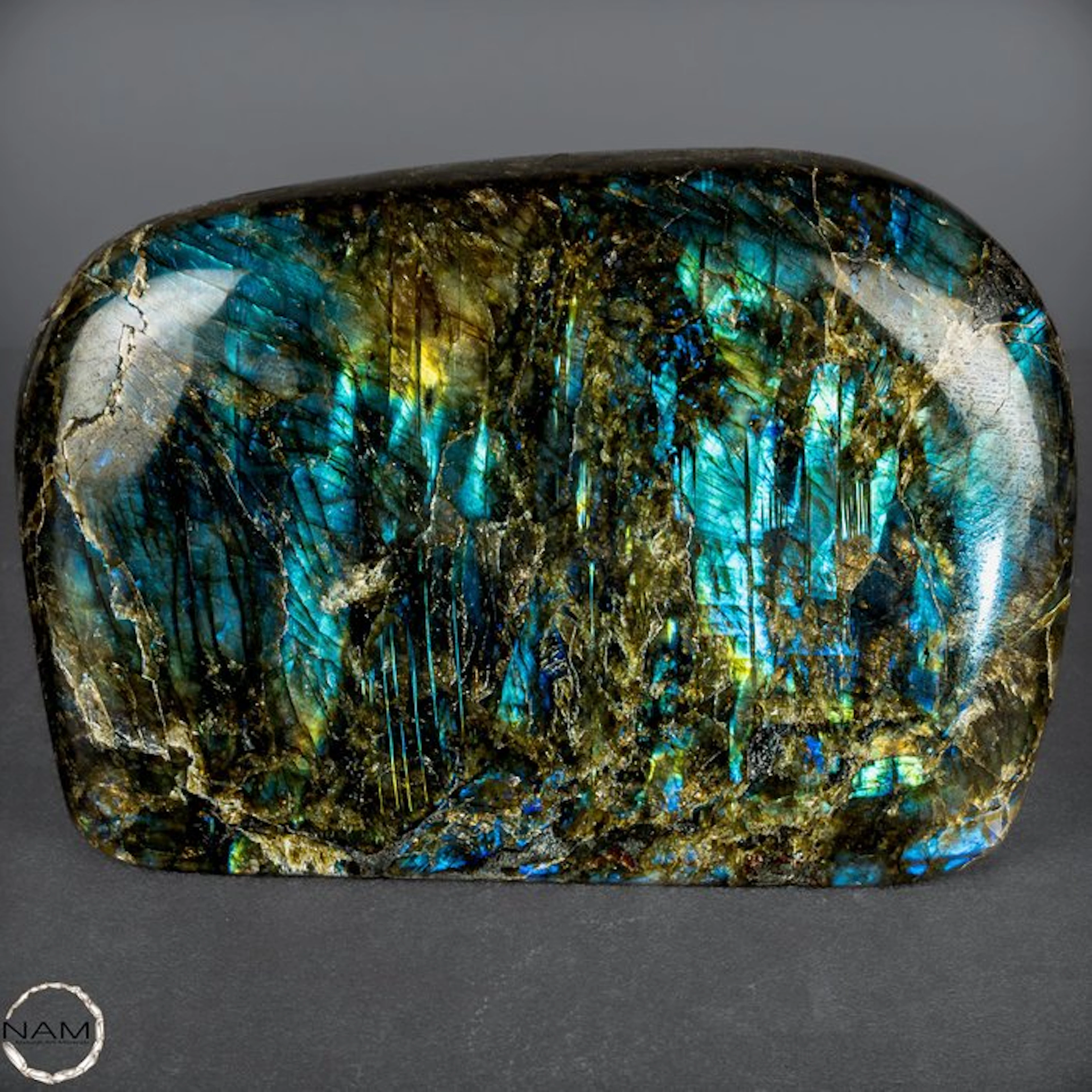 Natural labradorite freeform from Madagascar –...