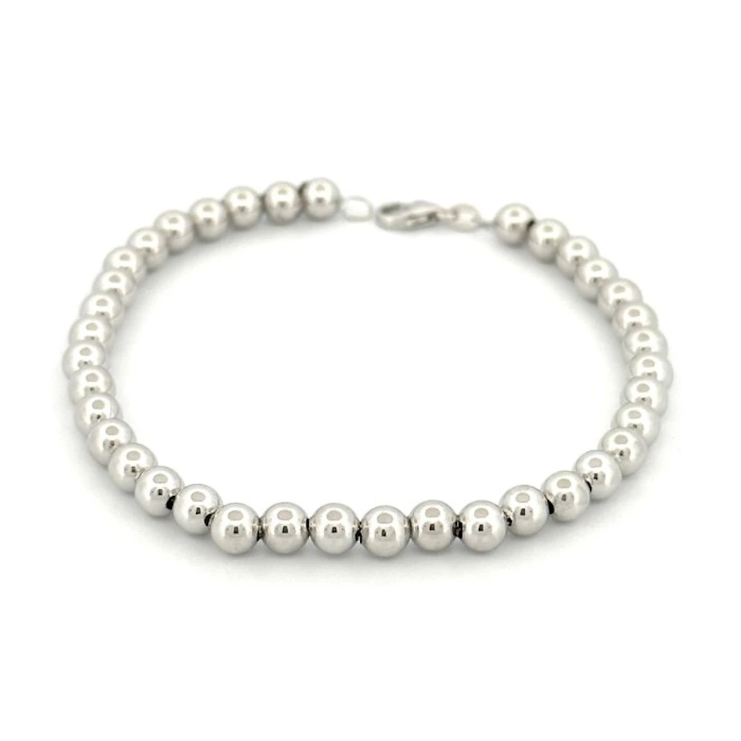 Handmade - Bracelet - Sfere d'oro - 3.1 g - 18 kt. White gold