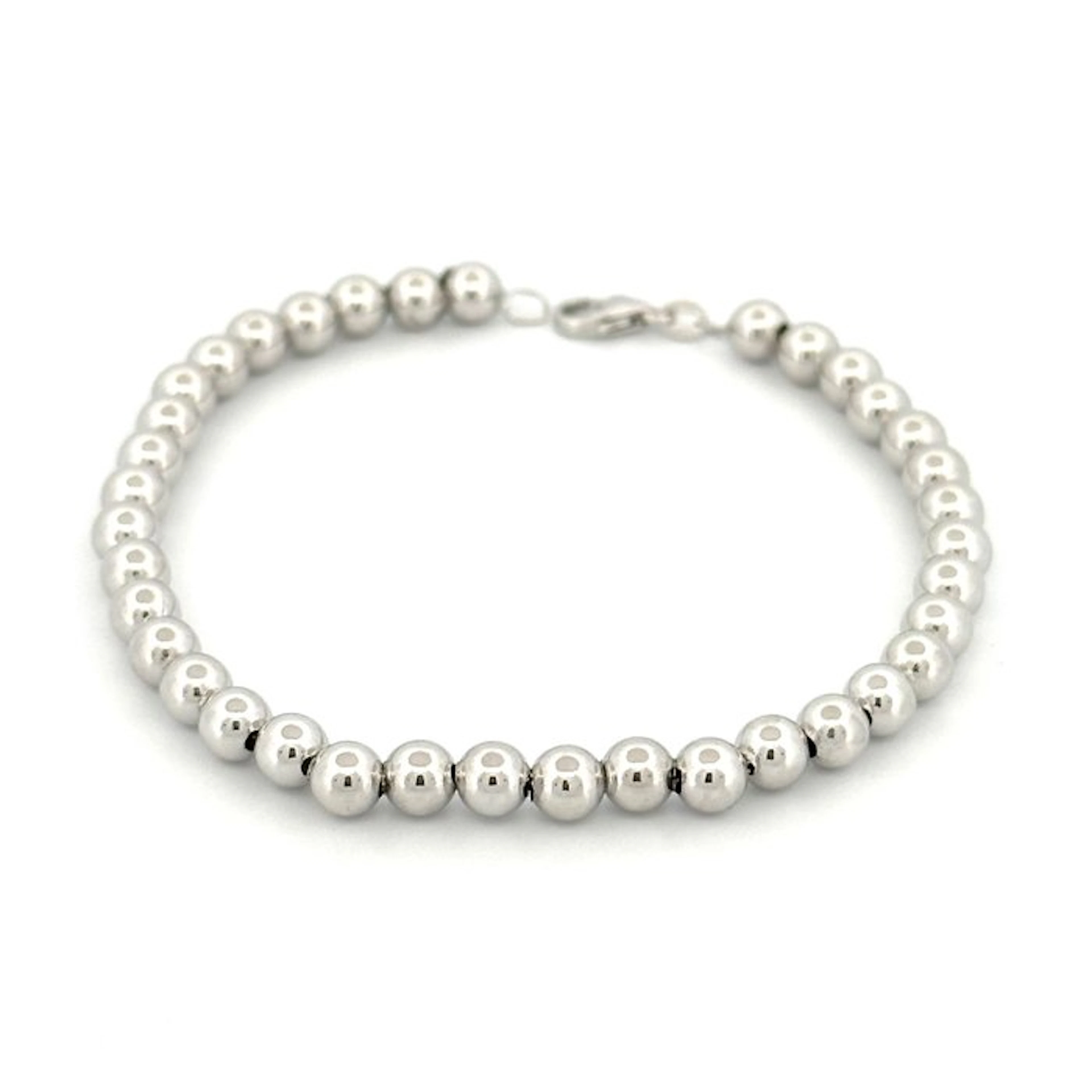 Handmade - Bracelet - Sfere d'oro - 3.1 g - 18 kt. White gold