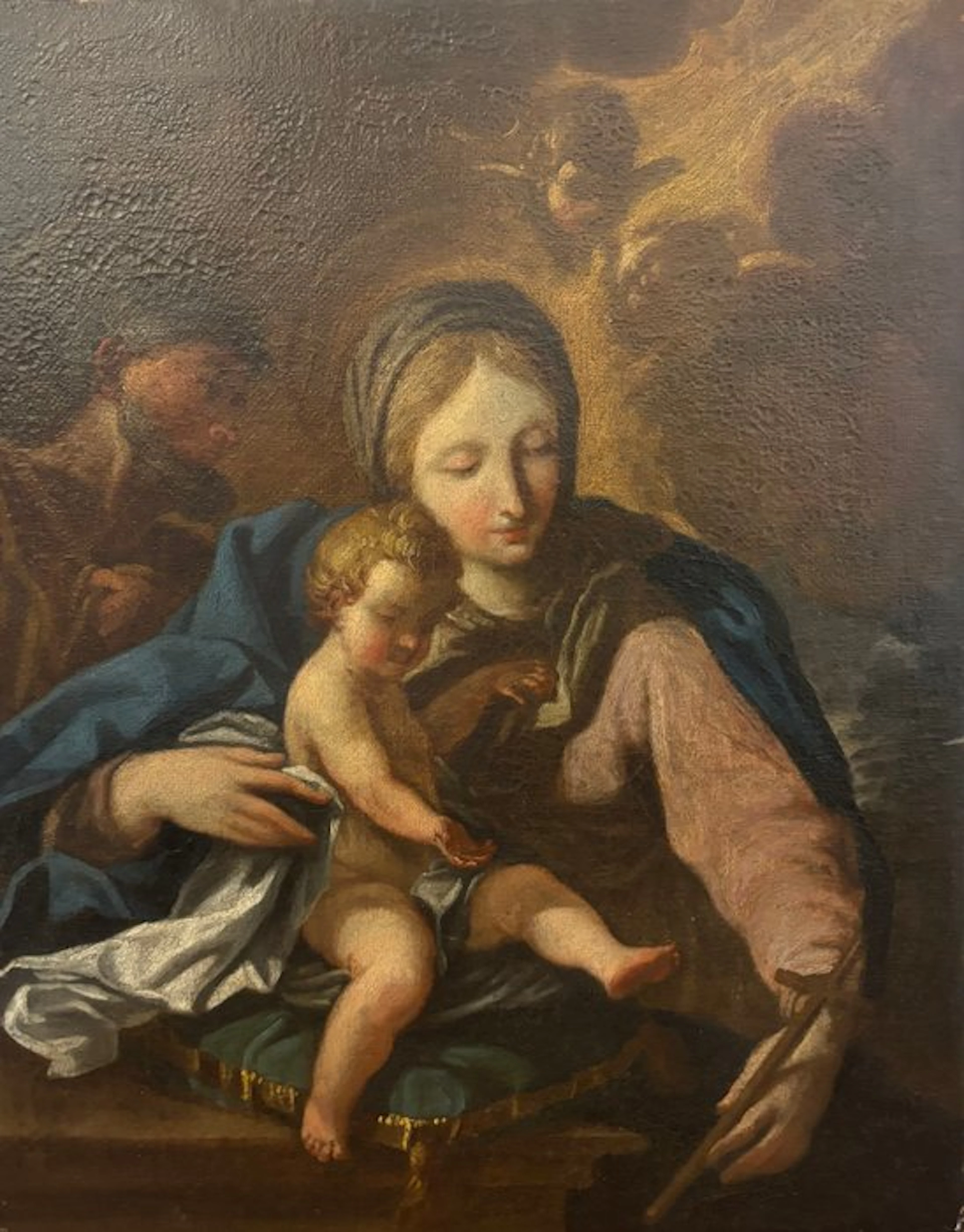 Seguace di Carlo Cignani (XVIII) - Madonna con bambino