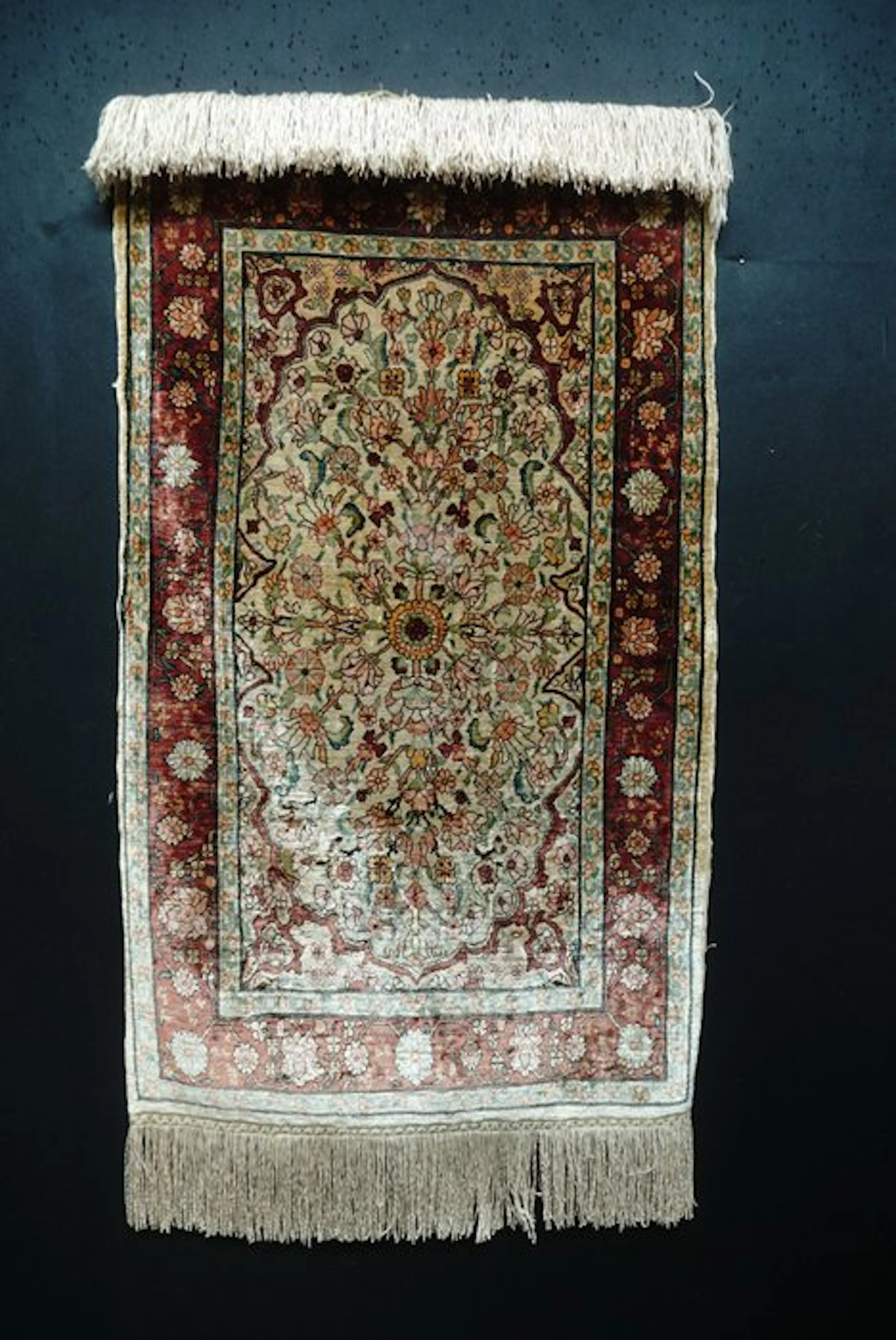 Turkish Hereke silk carpet - Carpet - 87 cm - 51 cm