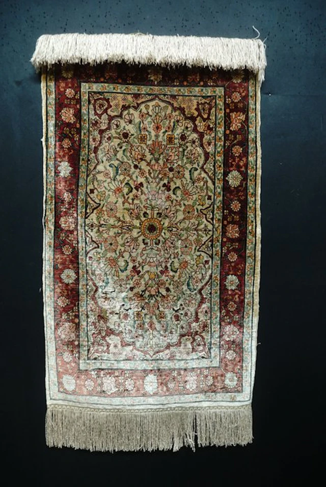 Turkish Hereke silk carpet - Carpet - 87 cm - 51 cm