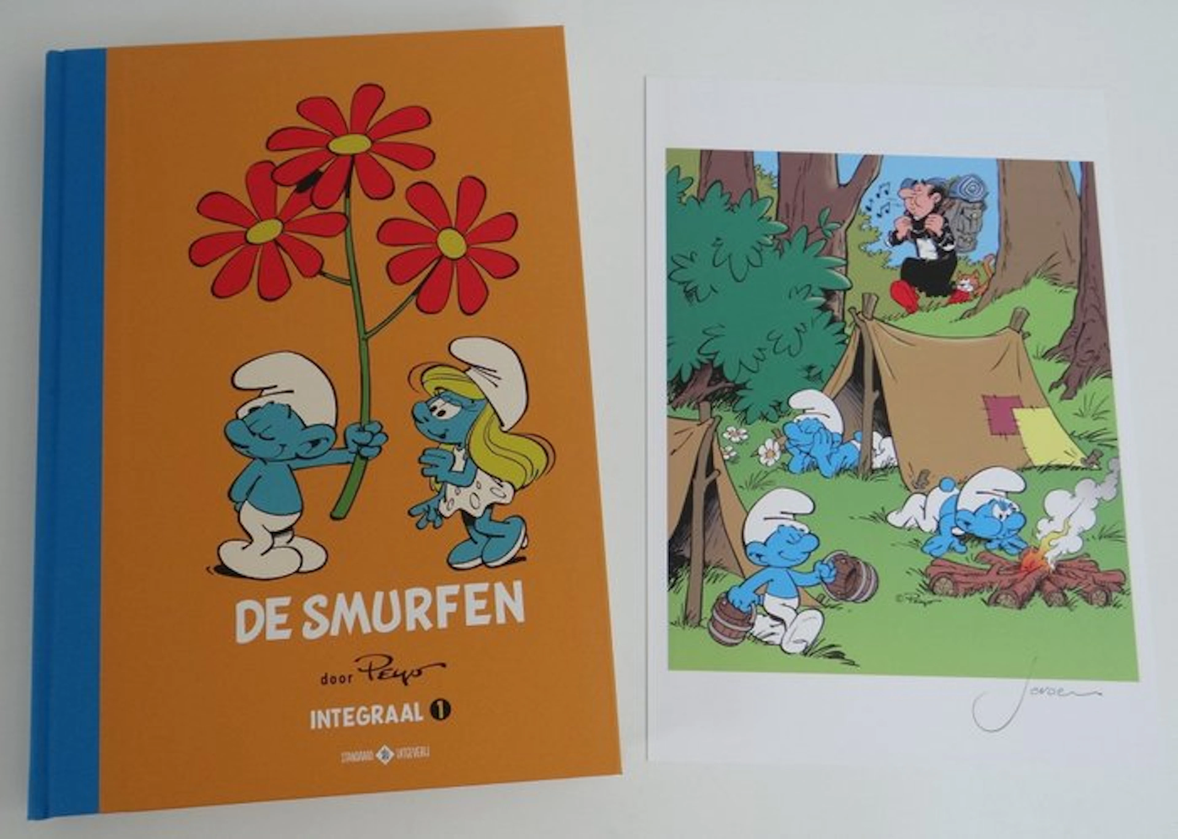 De Smurfen 1 - Luxe integraal HC met linnen rug - 1 Album...
