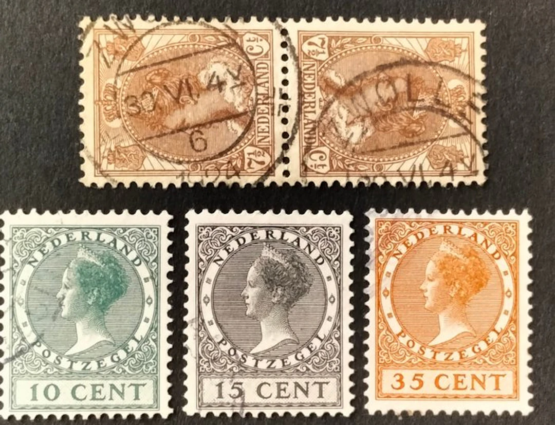 Netherlands 1924 - Exhibition Series Wilhelmina / Reprint...