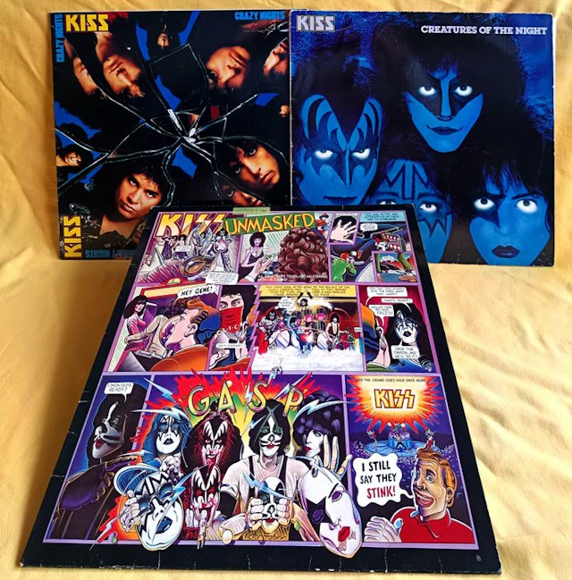 KISS - 3 x albums - Multiple titles - LP albums (multiple...