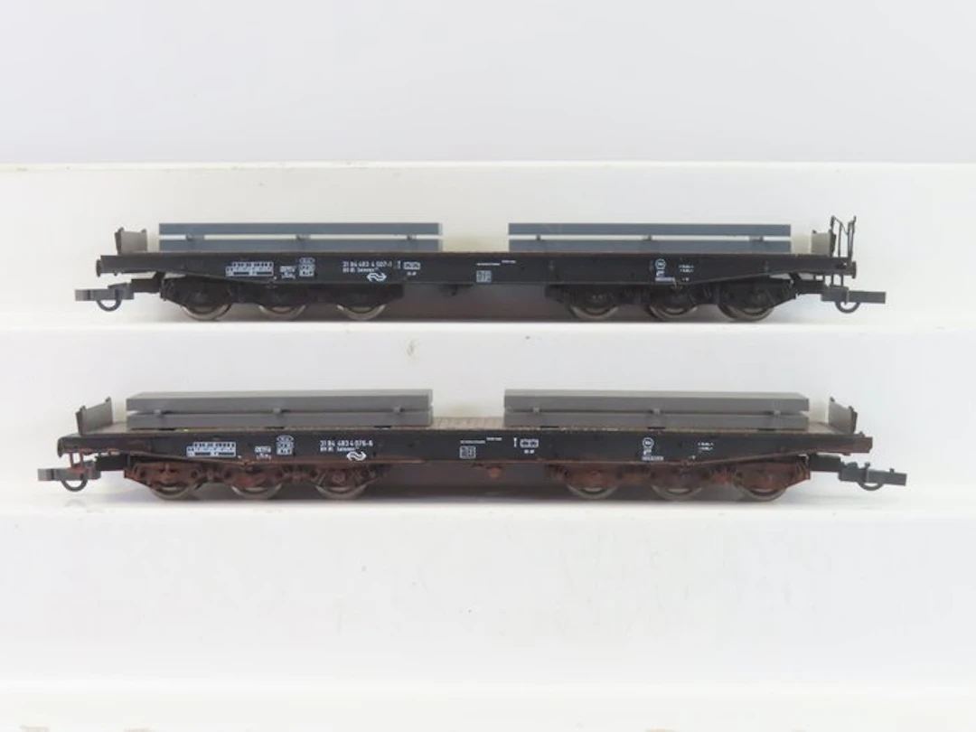 Roco H0 - 46551 - Model train freight carriage (2) - 2x...