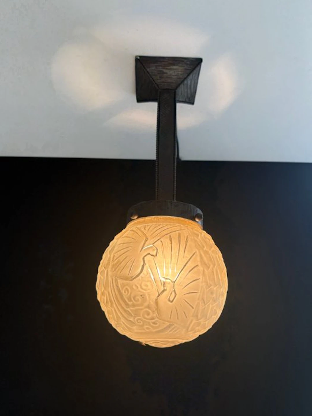 Muller Frères - Hanging lamp - Muller Frères Lunéville...