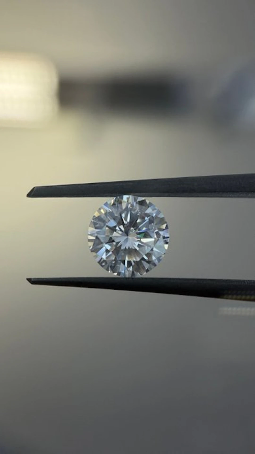 1 pcs Diamond (Natural) - 0.58 ct - Round - E - IF...
