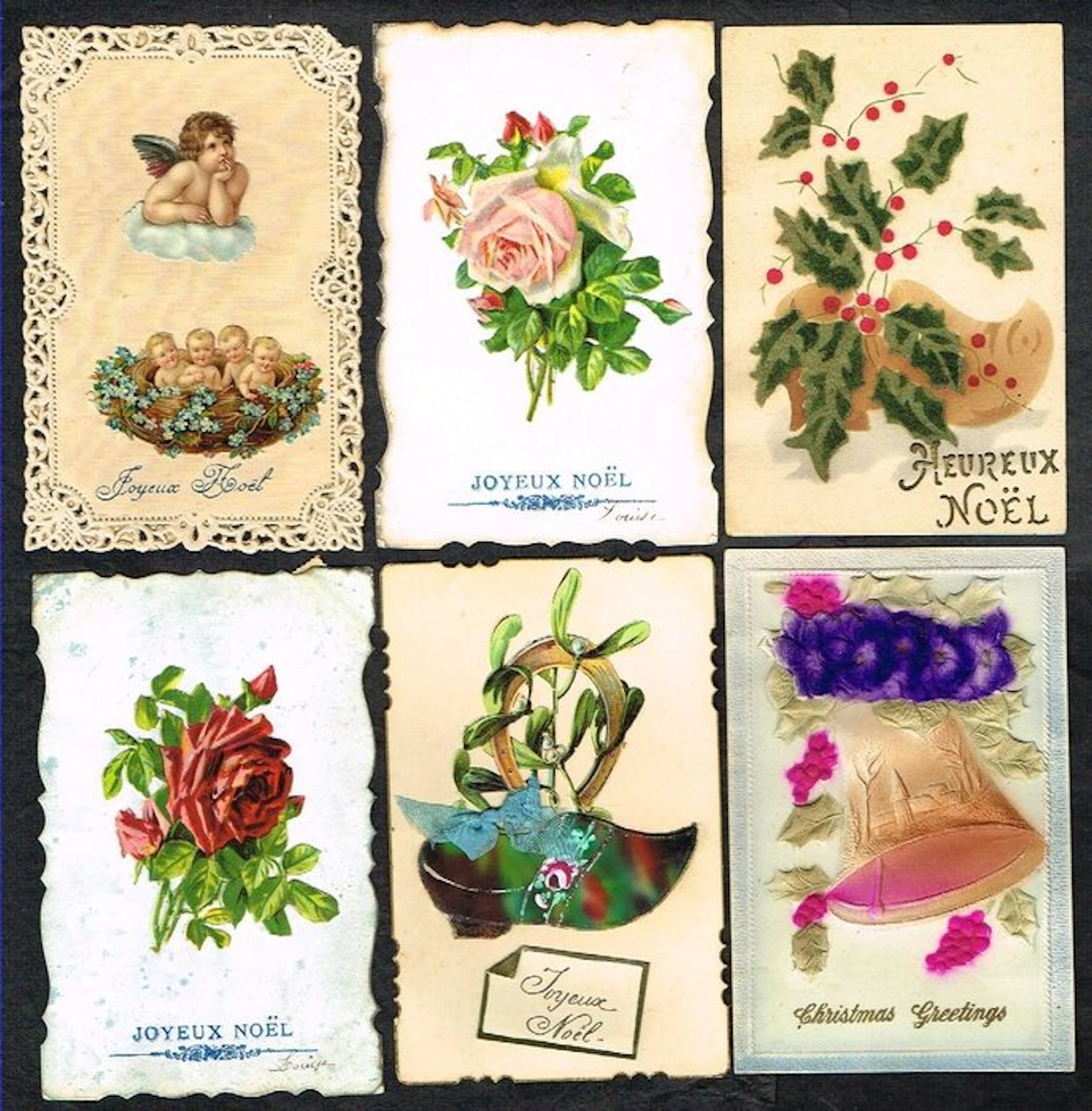 Christmas - Very Fine Set of 147 Postcards (the vast...