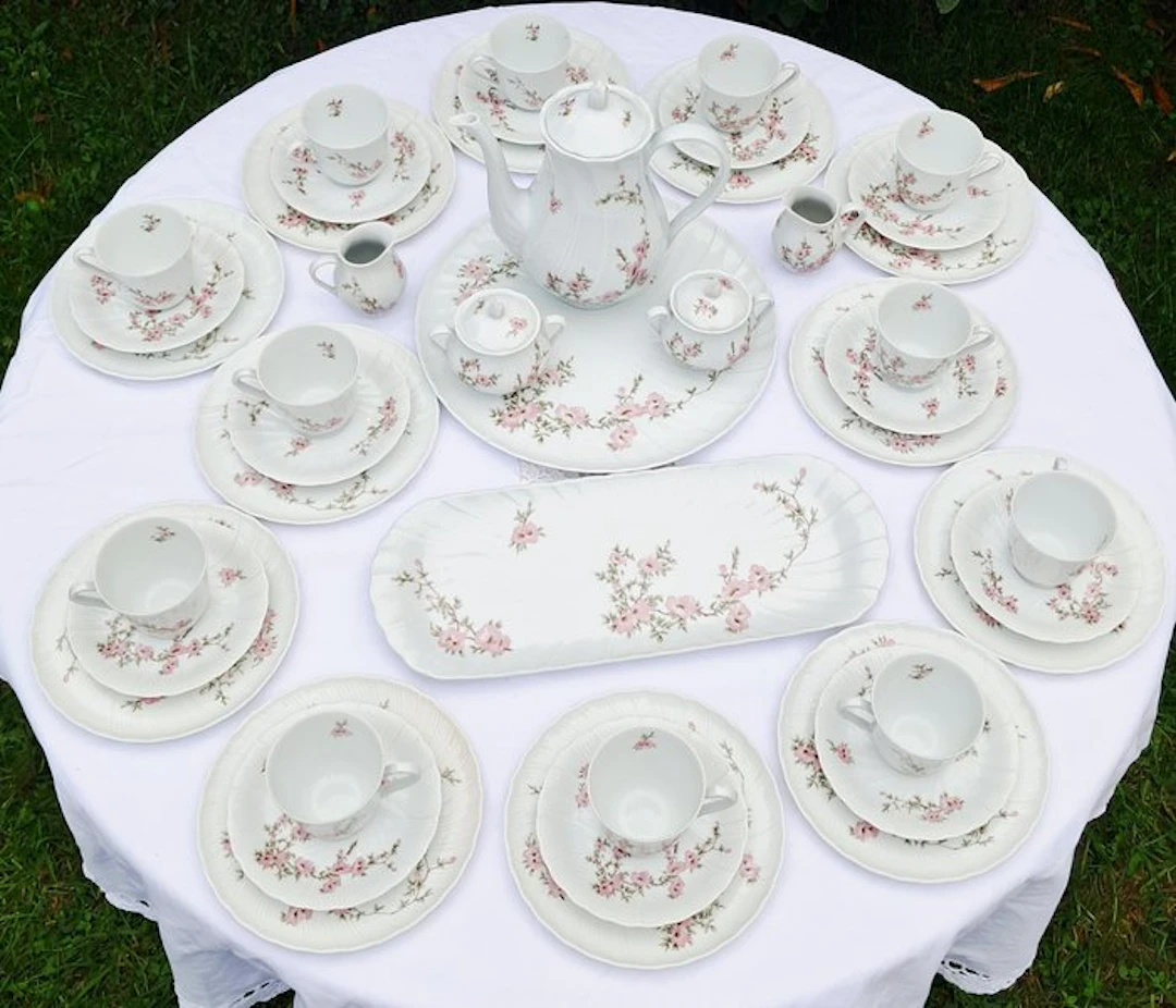 Bernardaud Limoges - Coffee service (43) - Amandine - Porcelain