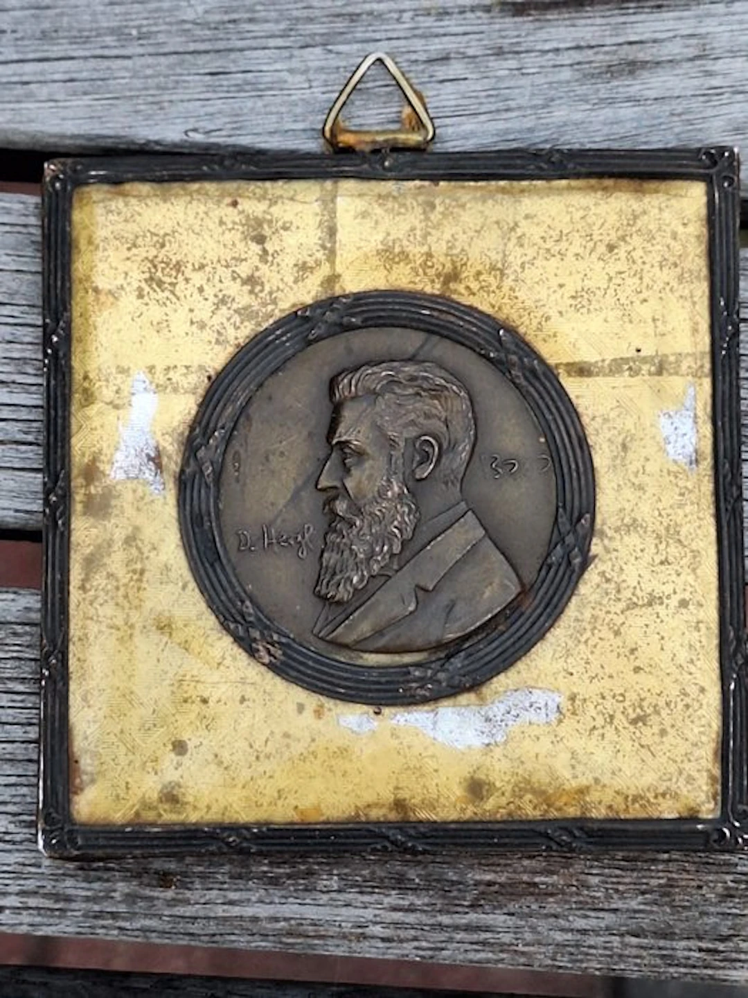 Rare Theodor Herzl Plaquette – 800 Silver List - Plaquette - .800 silver