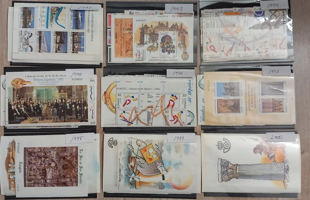 Spain 1992/2000 - Stamp collection from the years 1992–2000