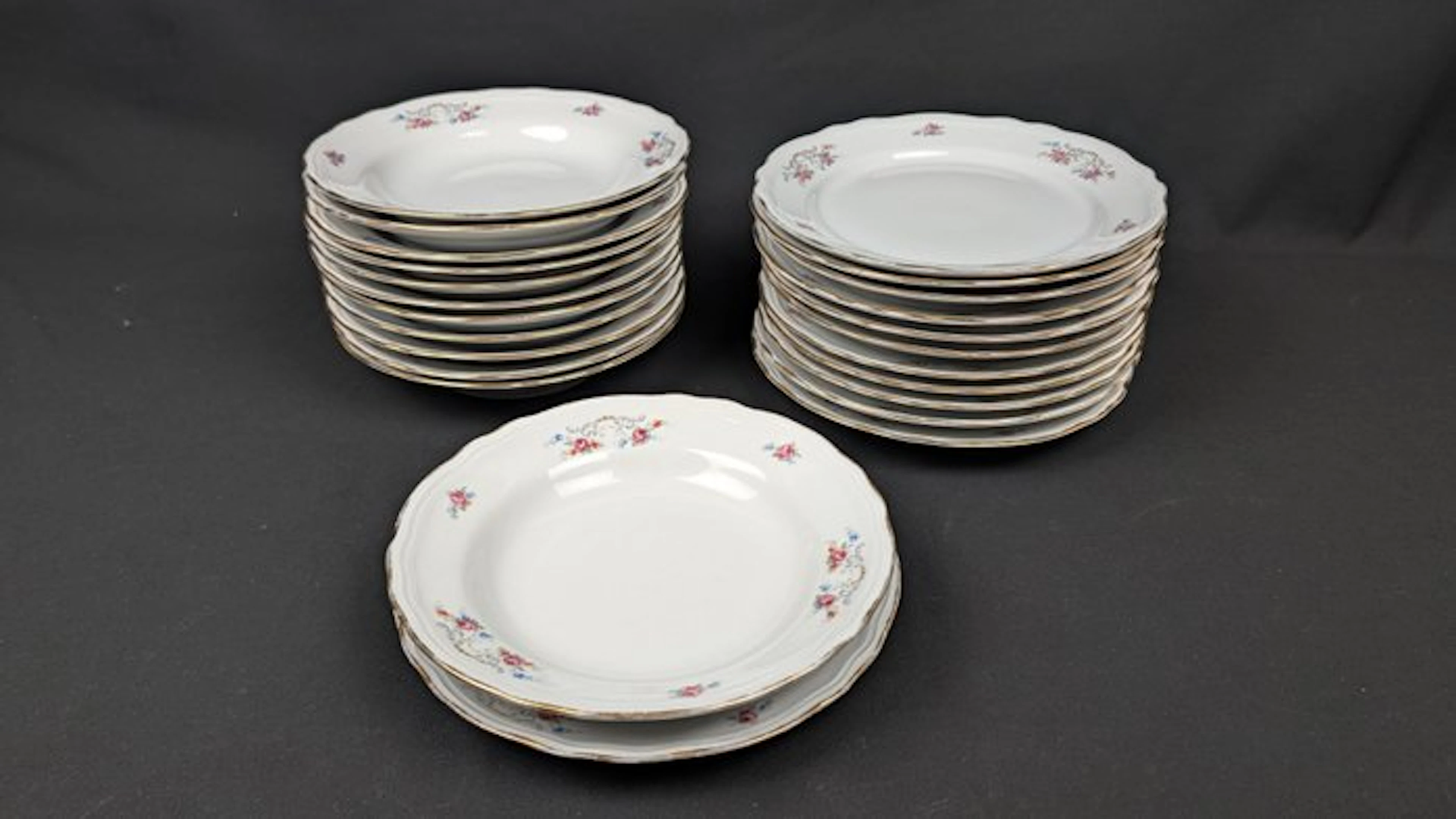 Richard Ginori - Dinner set for 12 (24) - Porcelain - Shower