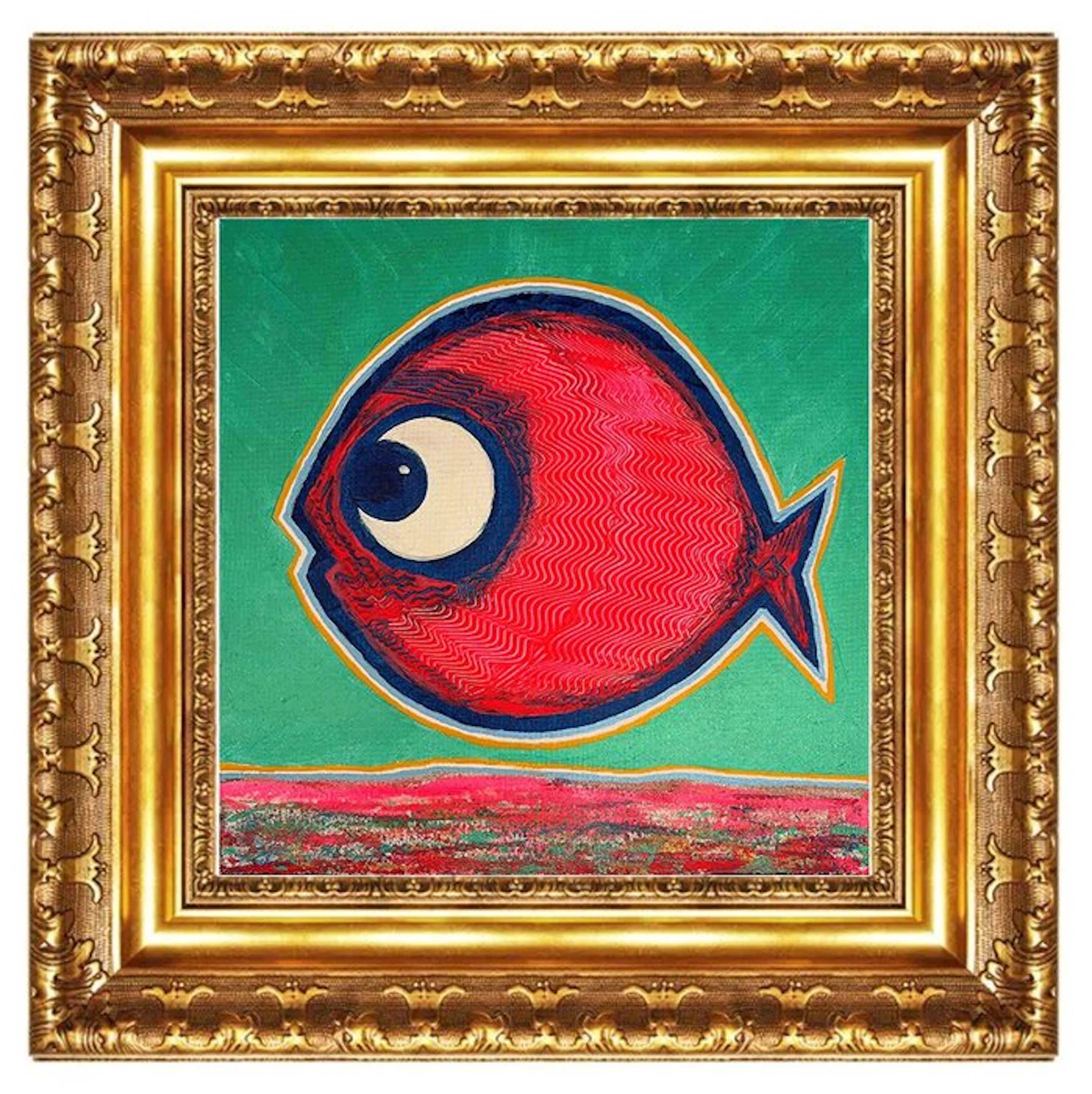 Denis Kuvayev (1971) - Goldfish on golden bottom - No Reserve
