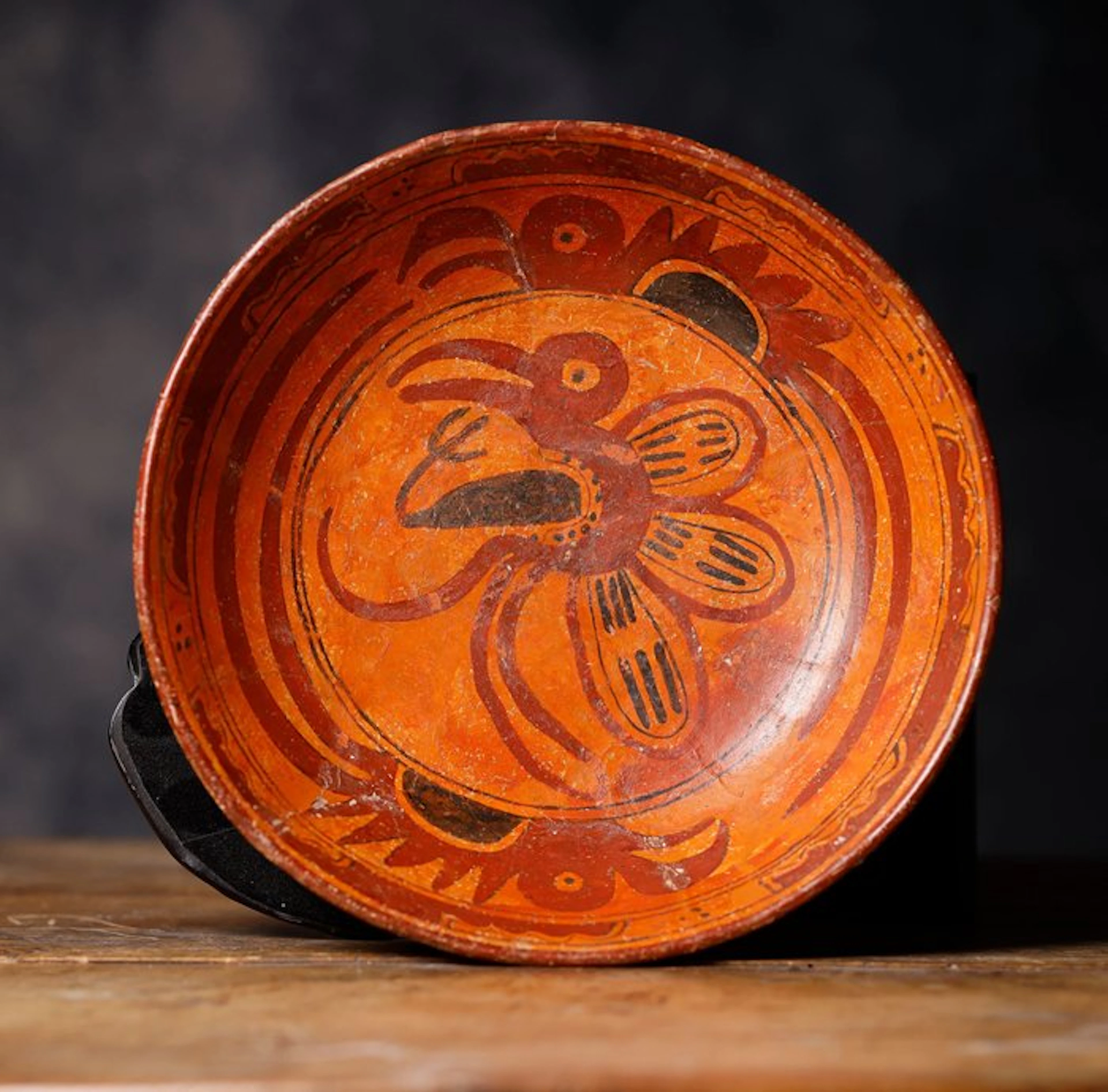 Maya, Peten-Area, Guatemala Ceramic Mayan Bowl with TL test and Export License
