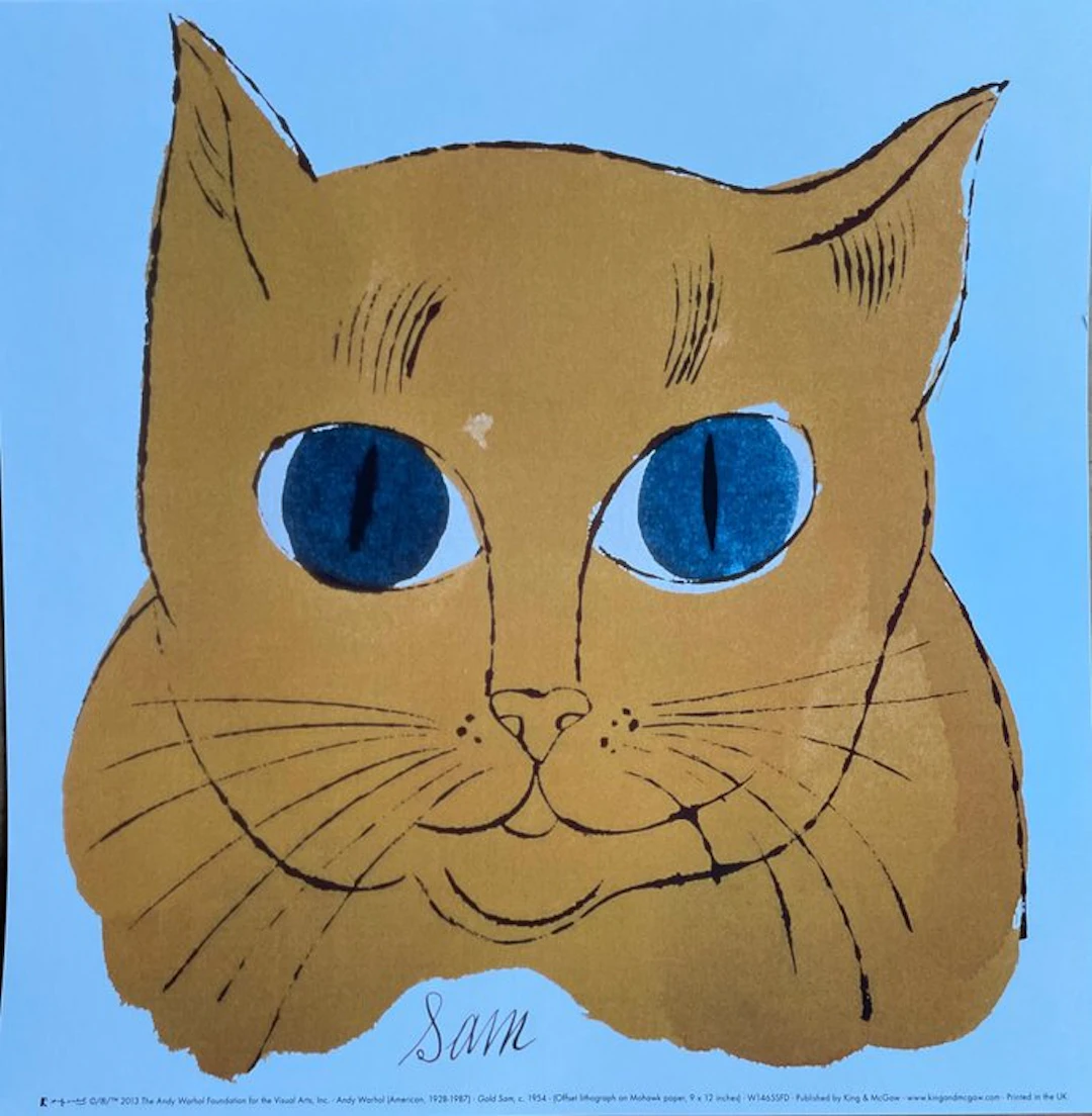 Andy Warhol (after) - Gold Sam