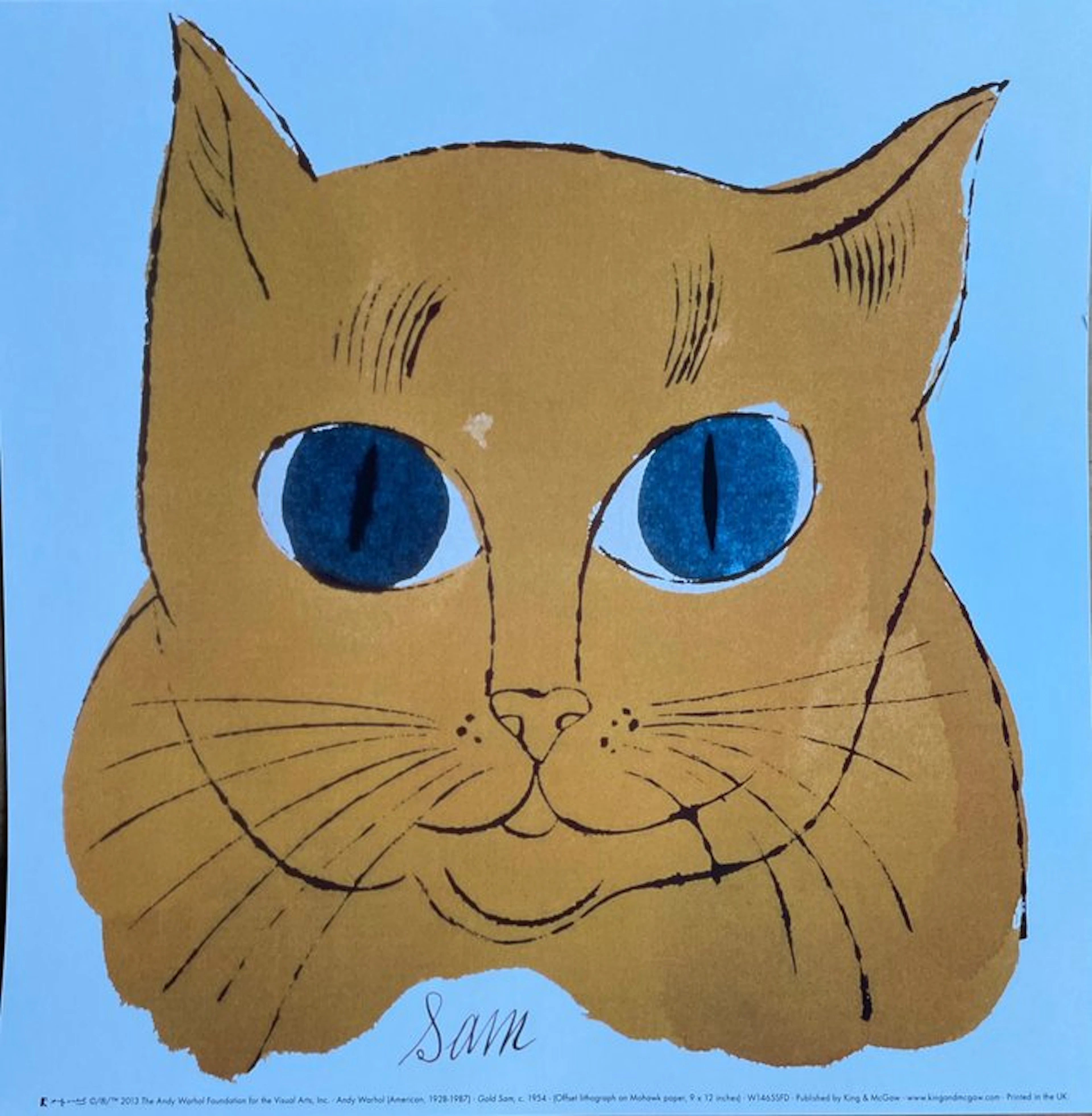Andy Warhol (after) - Gold Sam