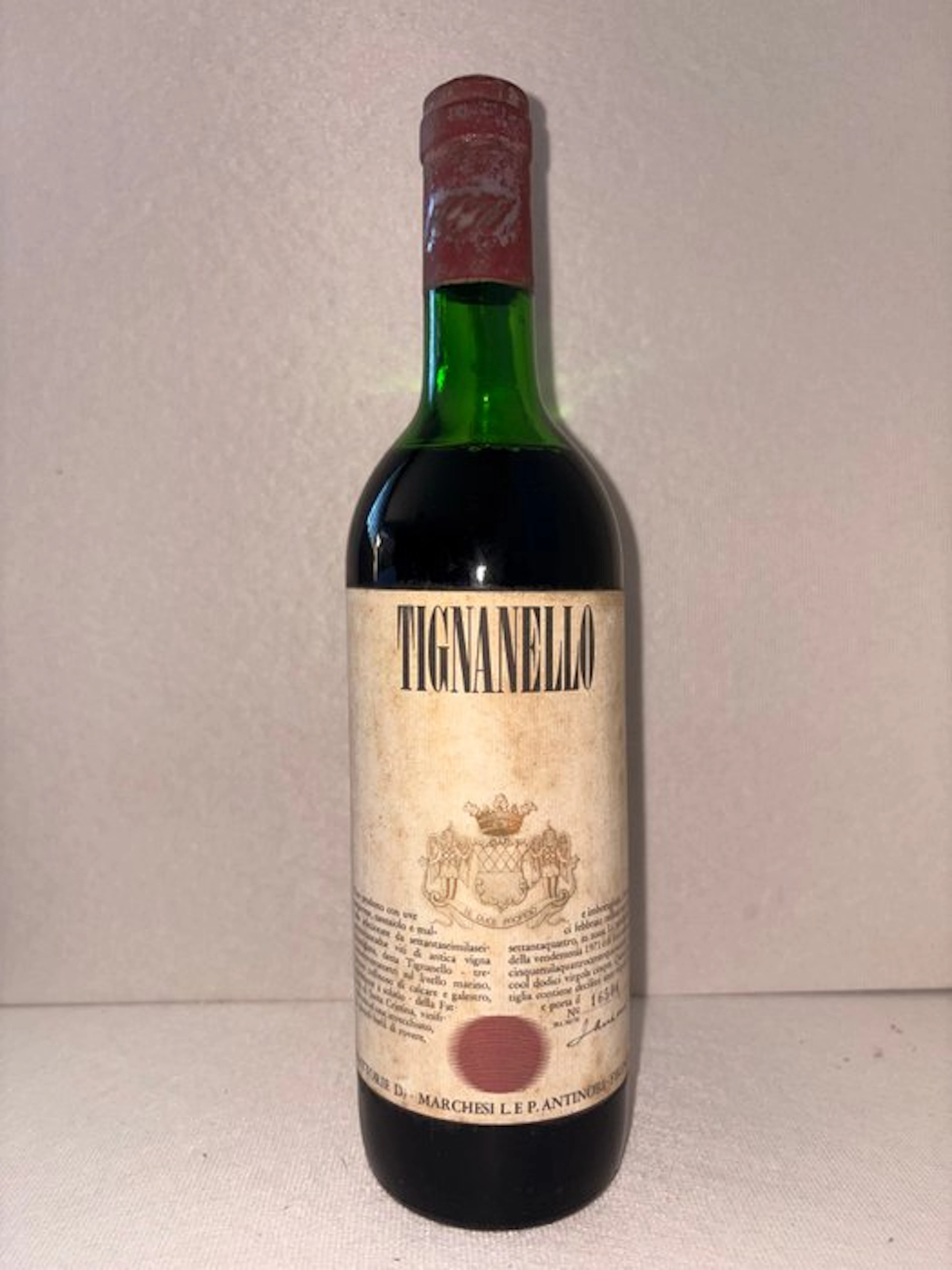 1971 Marchesi Antinori, Tignanello - Tuscany - 1 Bottle (0.75L)