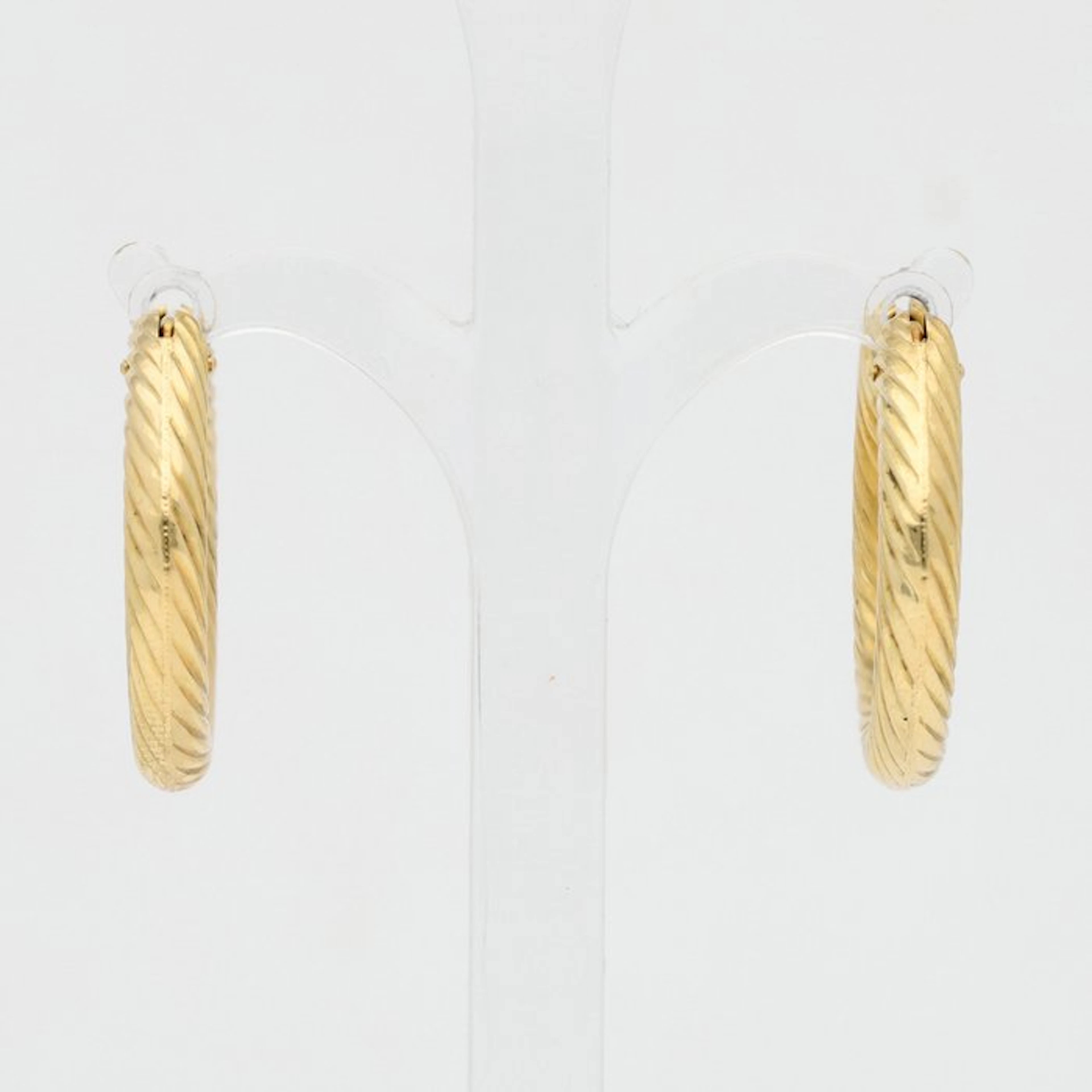 Earrings - 18 kt. Yellow gold - Hoop earrings