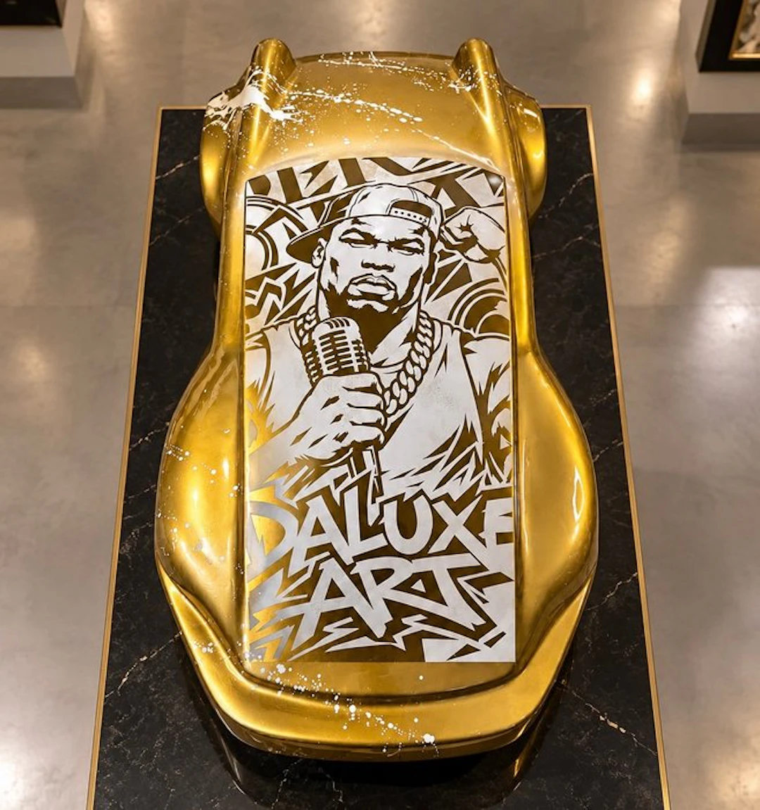 Daluxe Art - 1999 • XXL 50 Cent Racecar – 90 cm