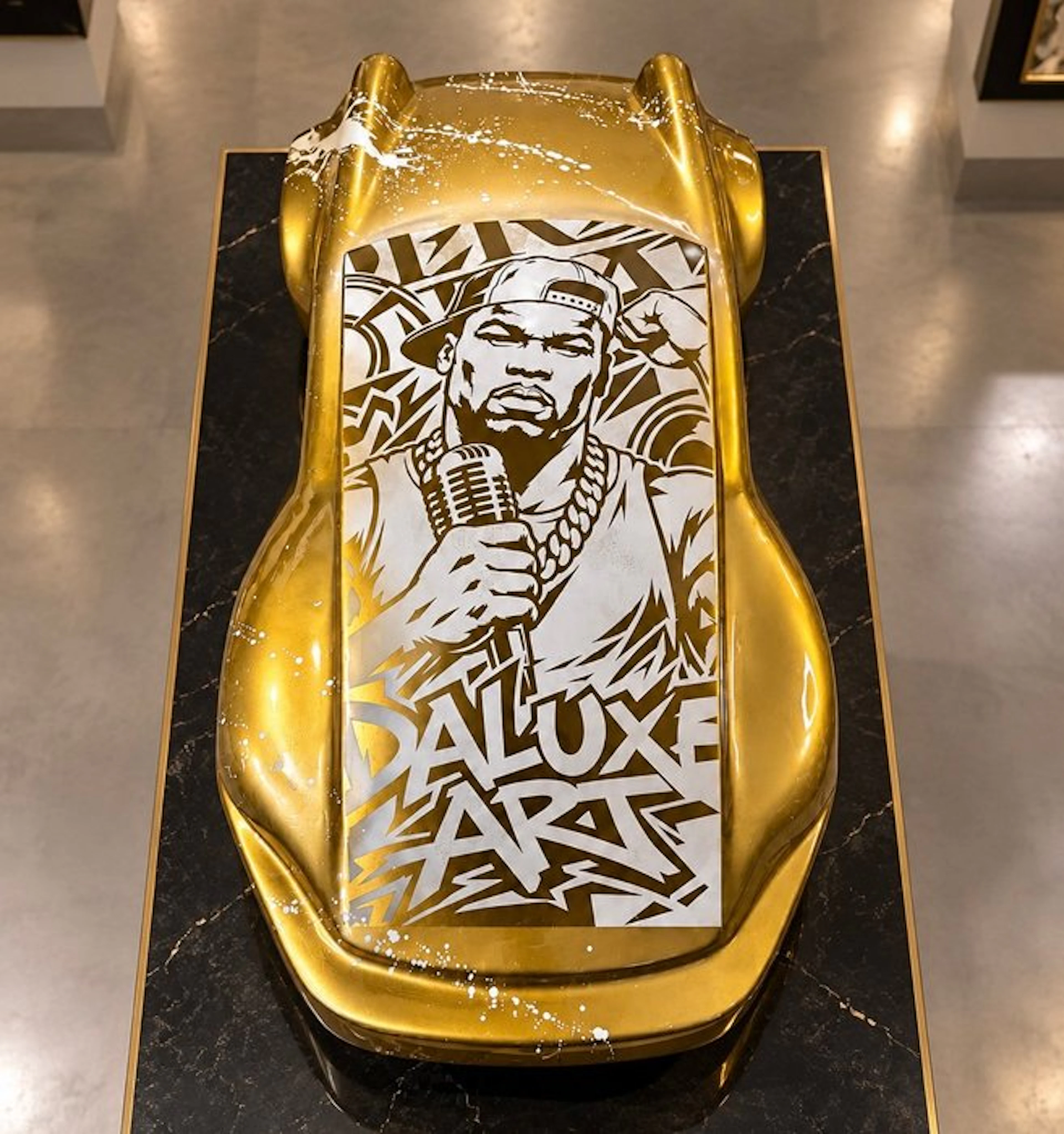 Daluxe Art - 1999 • XXL 50 Cent Racecar – 90 cm