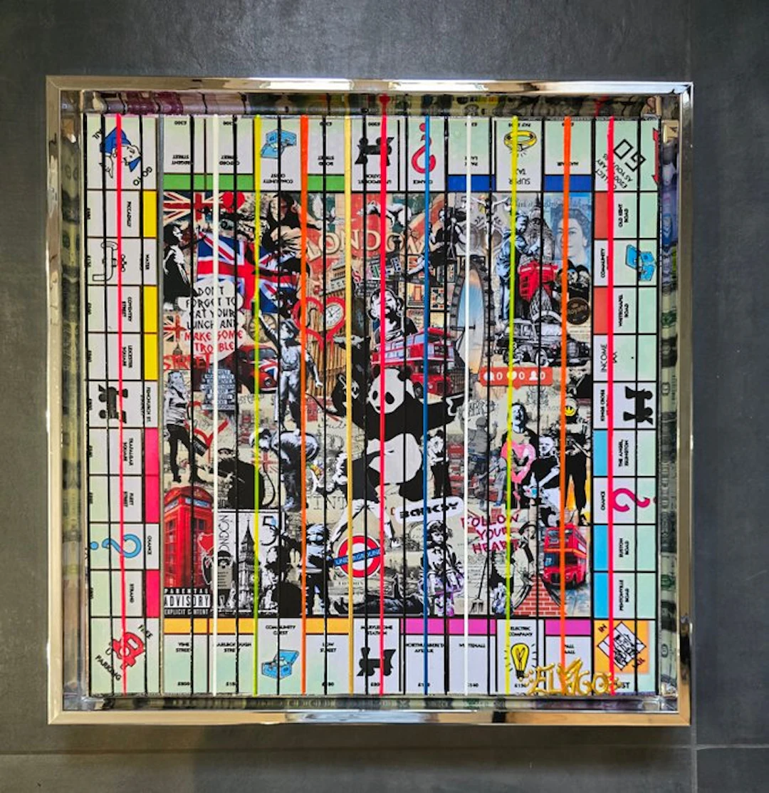 Elmago - Money-poly banksy codebarre(NO RESERVE)
