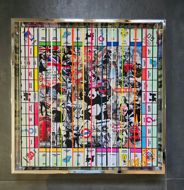 Elmago - Money-poly banksy codebarre(NO RESERVE)
