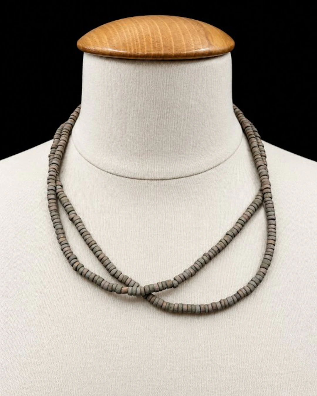Ancient Egyptian Terracotta beaded necklace - 100 cm (No reserve price)