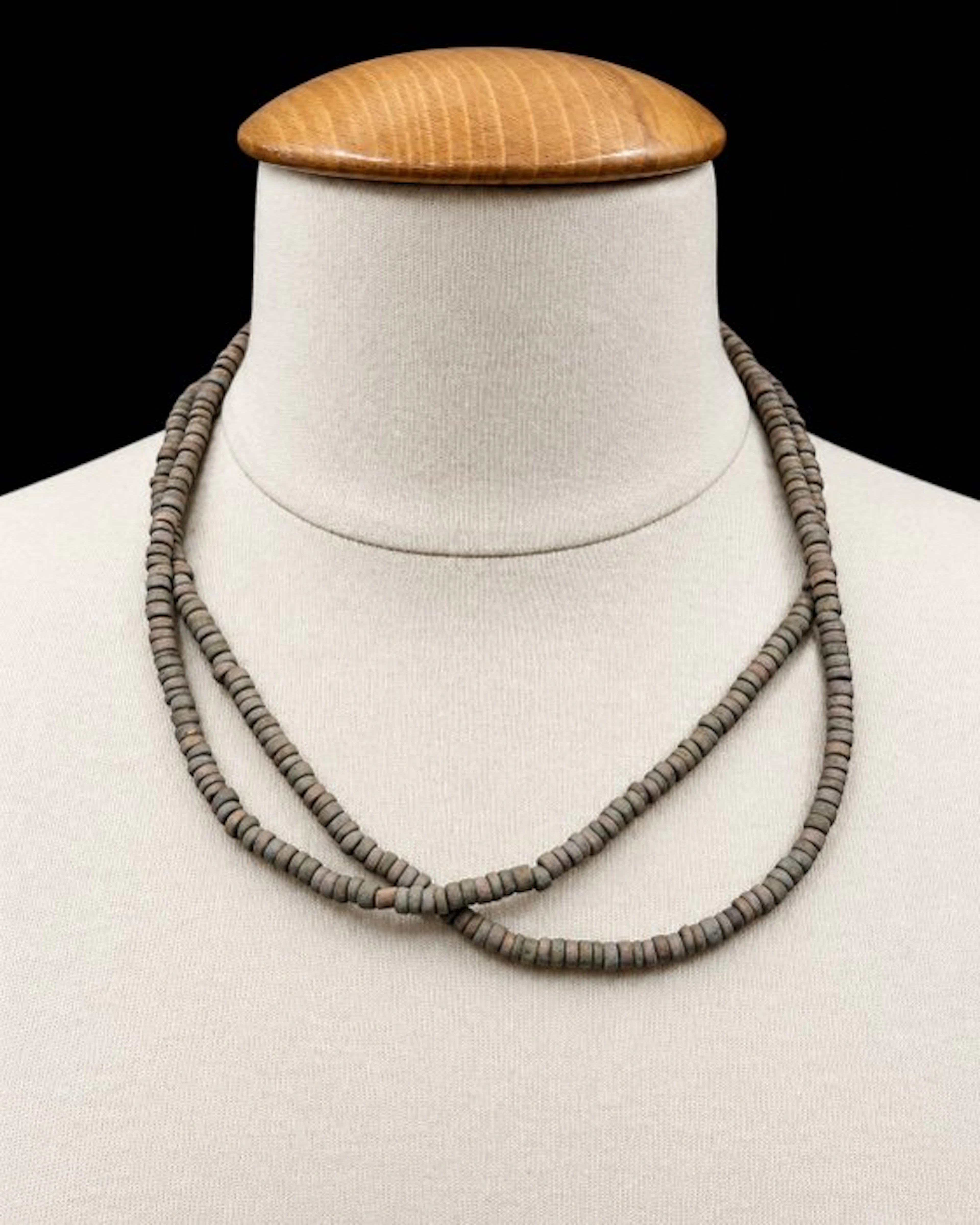 Ancient Egyptian Terracotta beaded necklace - 100 cm (No reserve price)