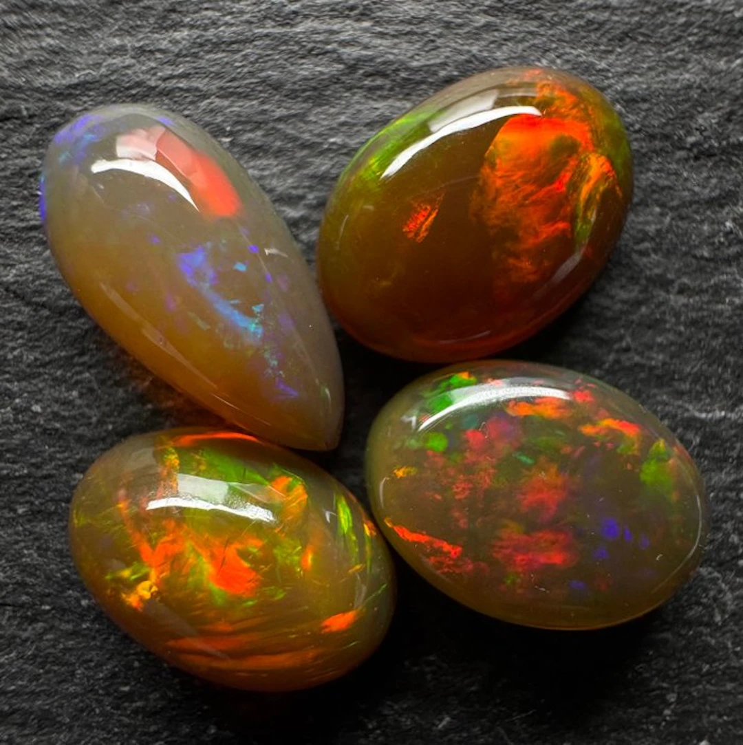 Opal Cabochons- 1.8 g - (4)