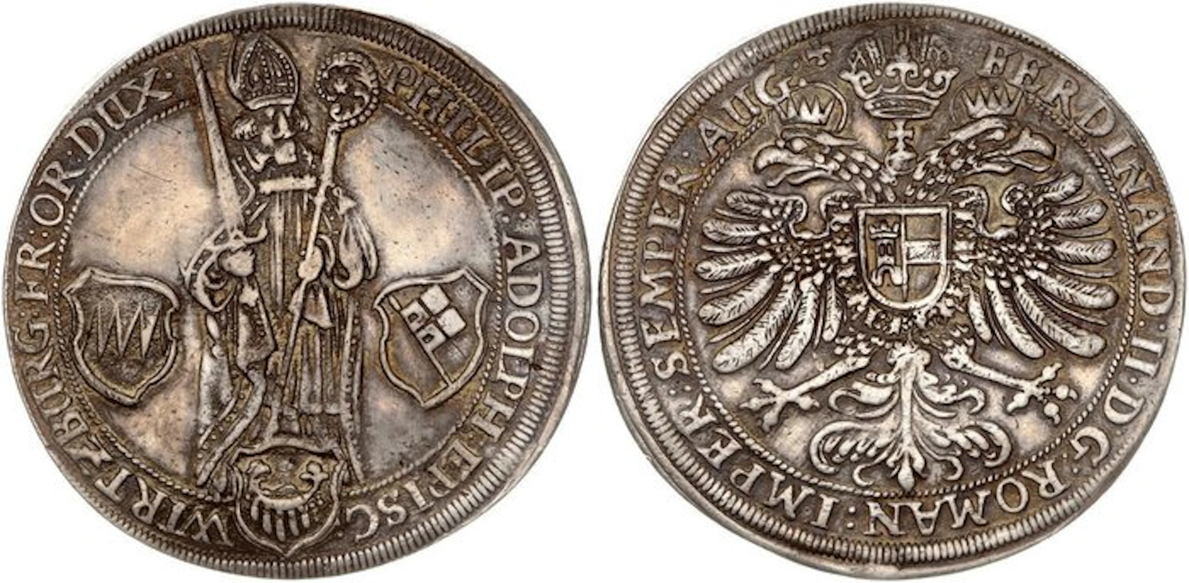 Deutschland Würzburg, Bistum. Philipp Adolph von Ehrenberg. Reichstaler o.J.