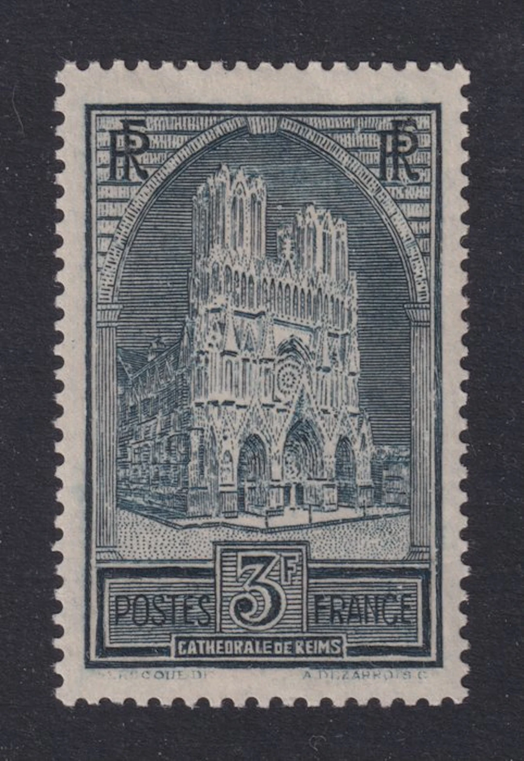 France 1929 - Reims Cathedral