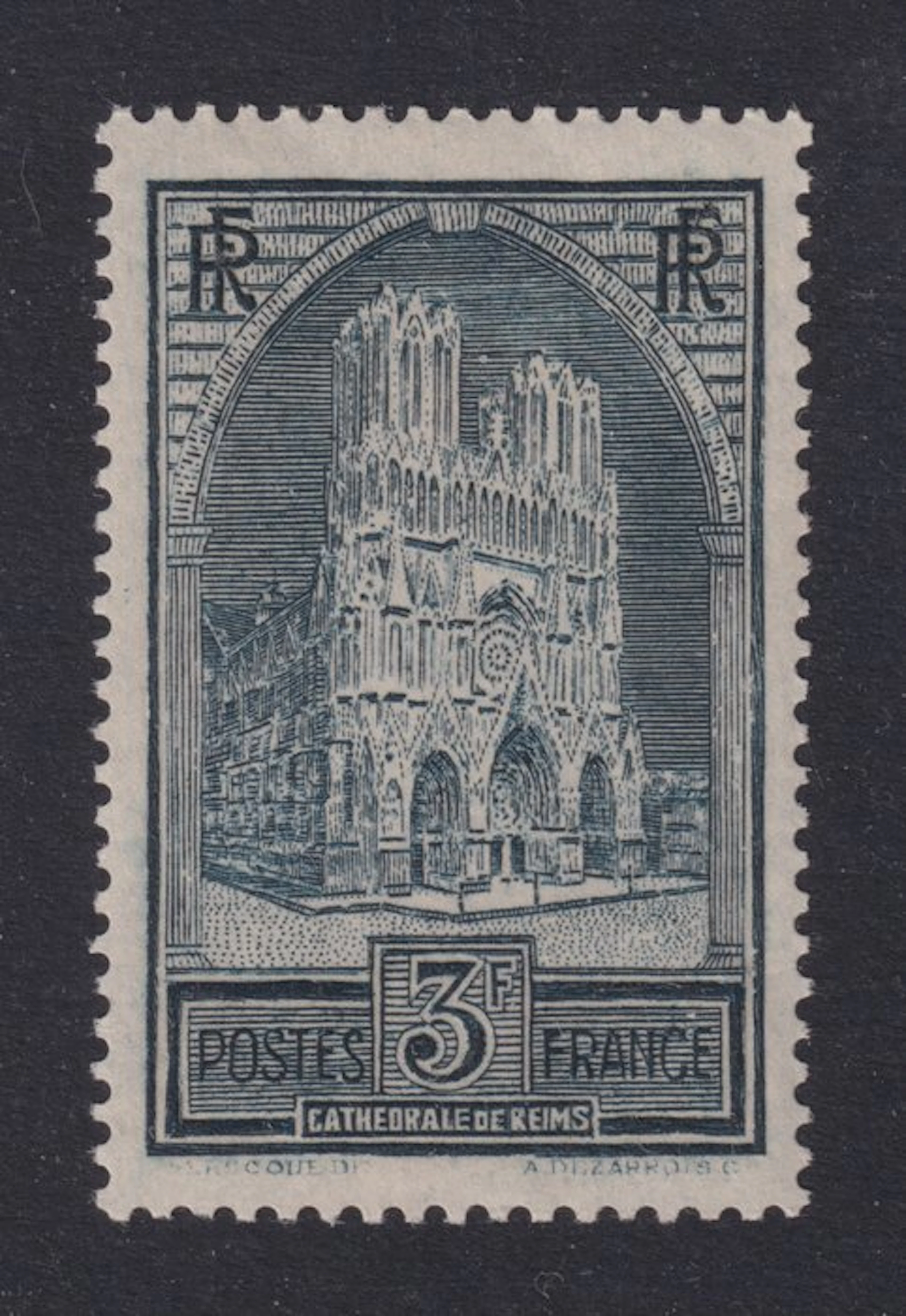 France 1929 - Reims Cathedral