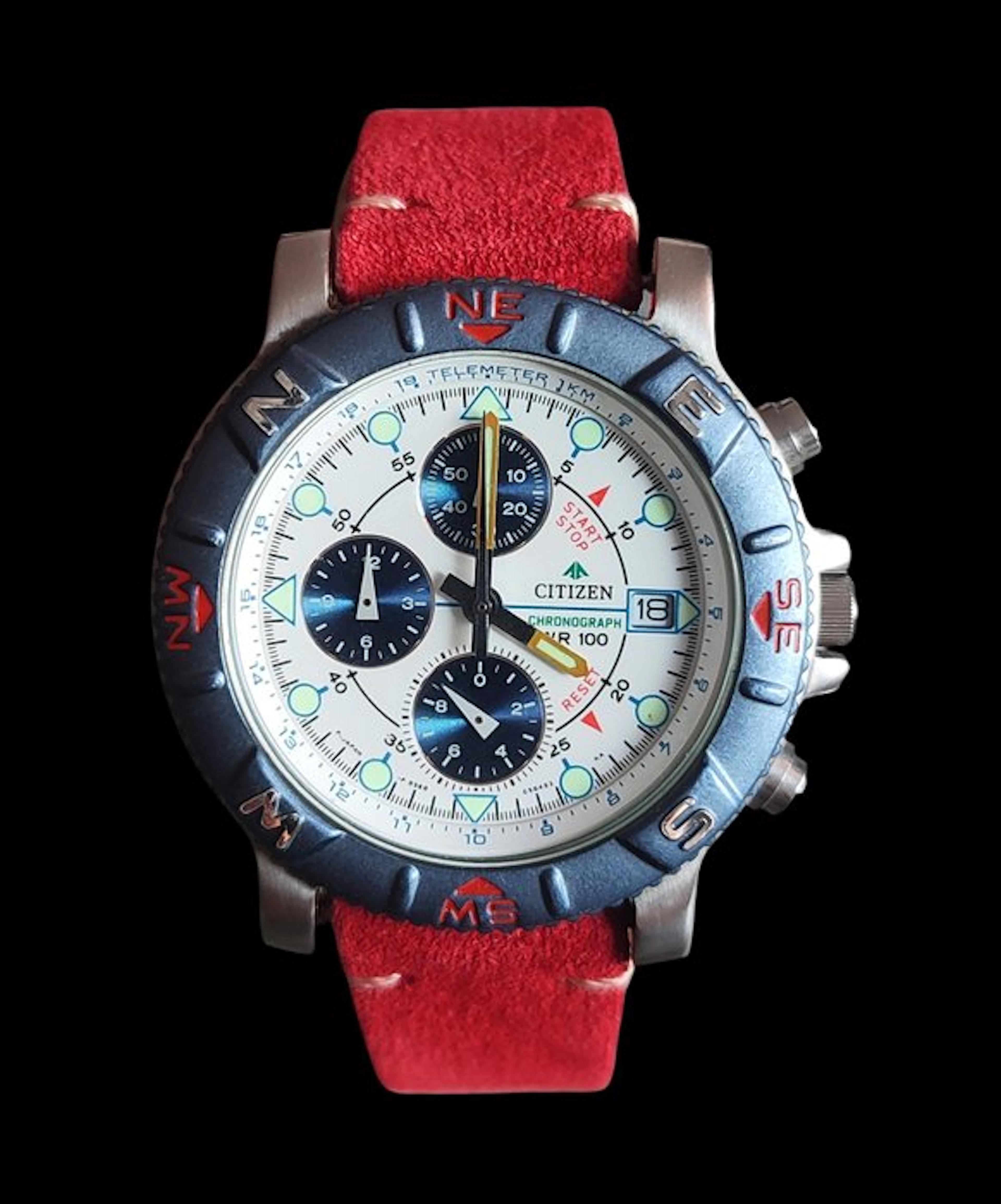 Citizen WR 100 - ProMaster - Montre chronographe vintage...